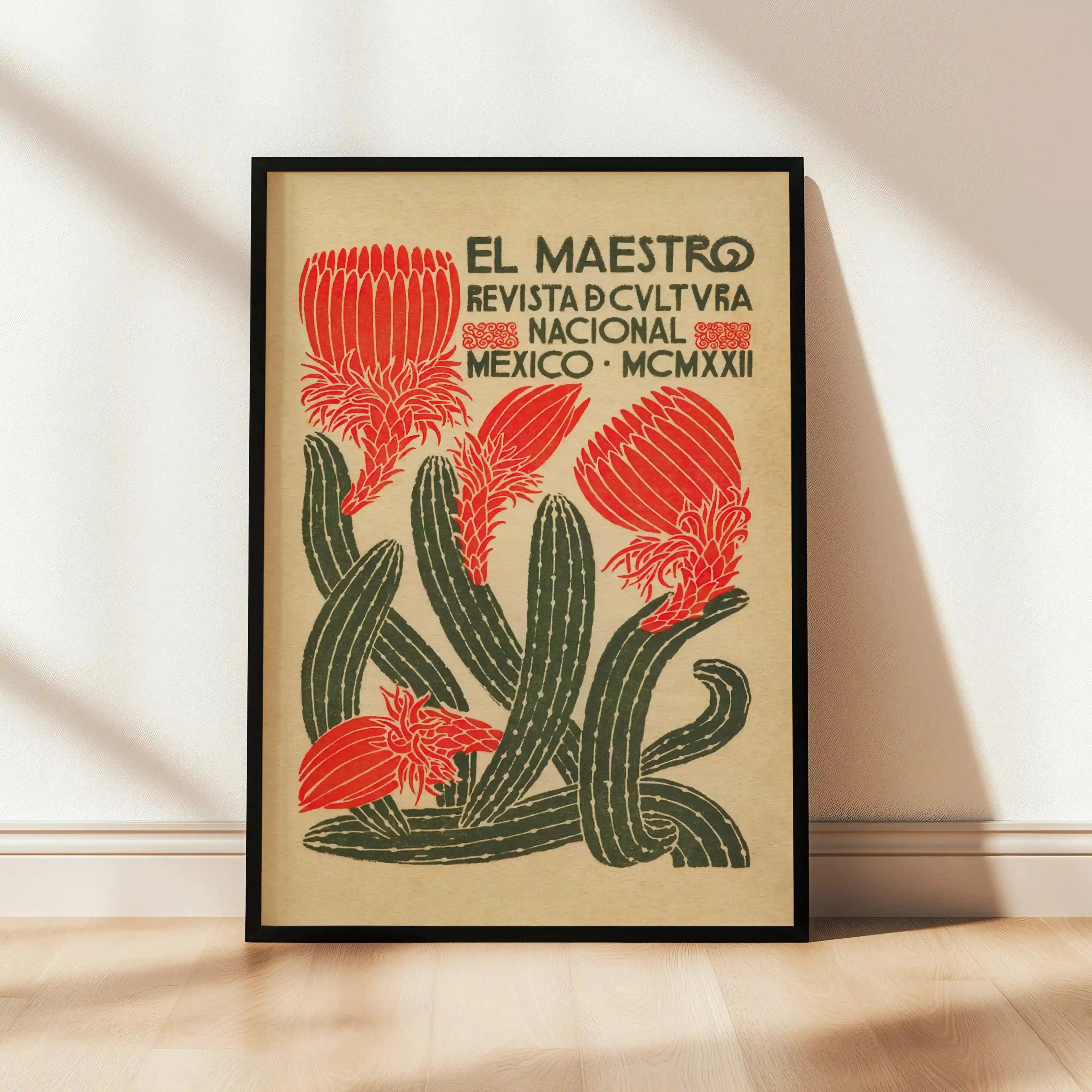 Tableau Décoration - El Maestro – Fleurs du Mexique (1922)