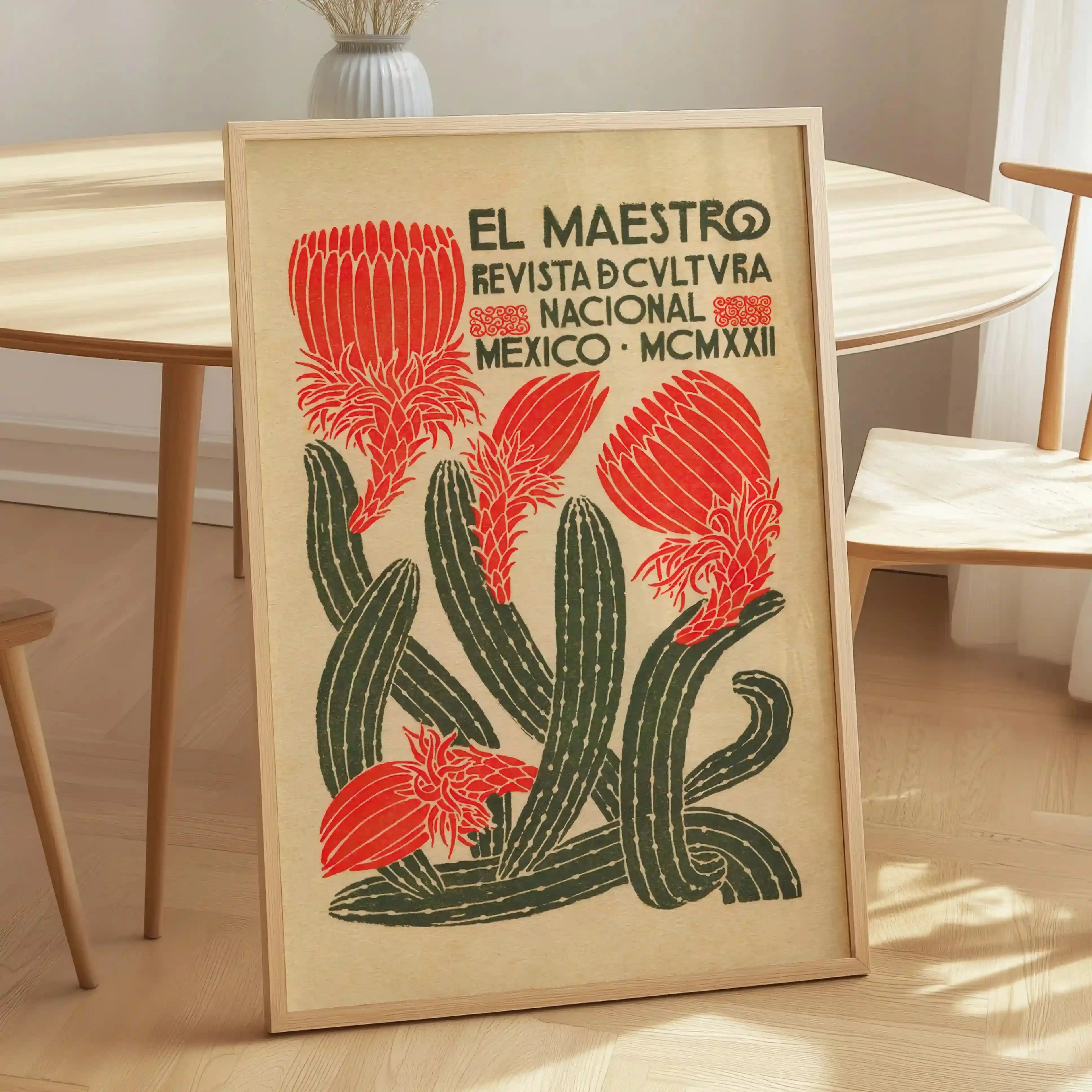 Tableau Décoration - El Maestro – Fleurs du Mexique (1922)