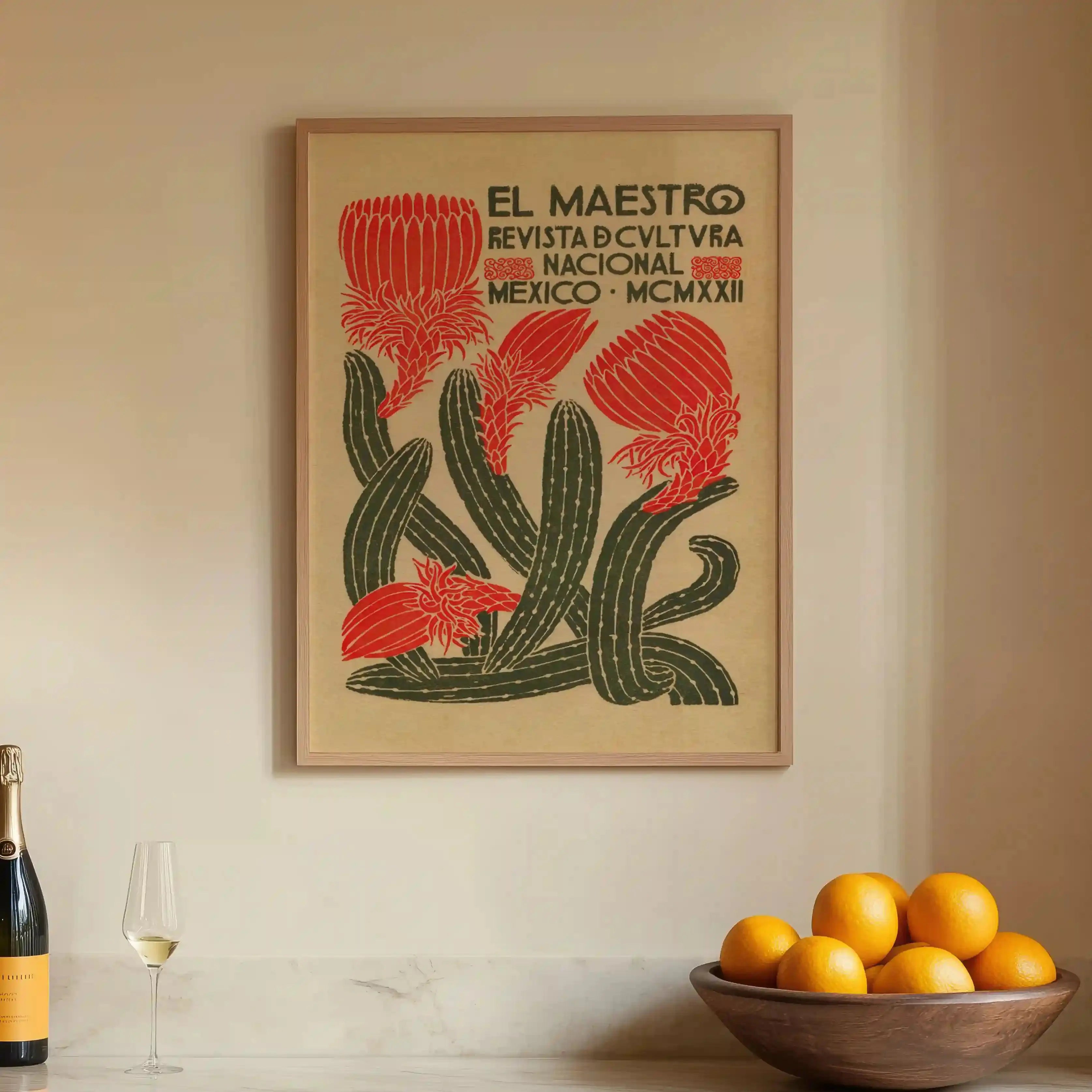 Tableau Décoration - El Maestro – Fleurs du Mexique (1922)