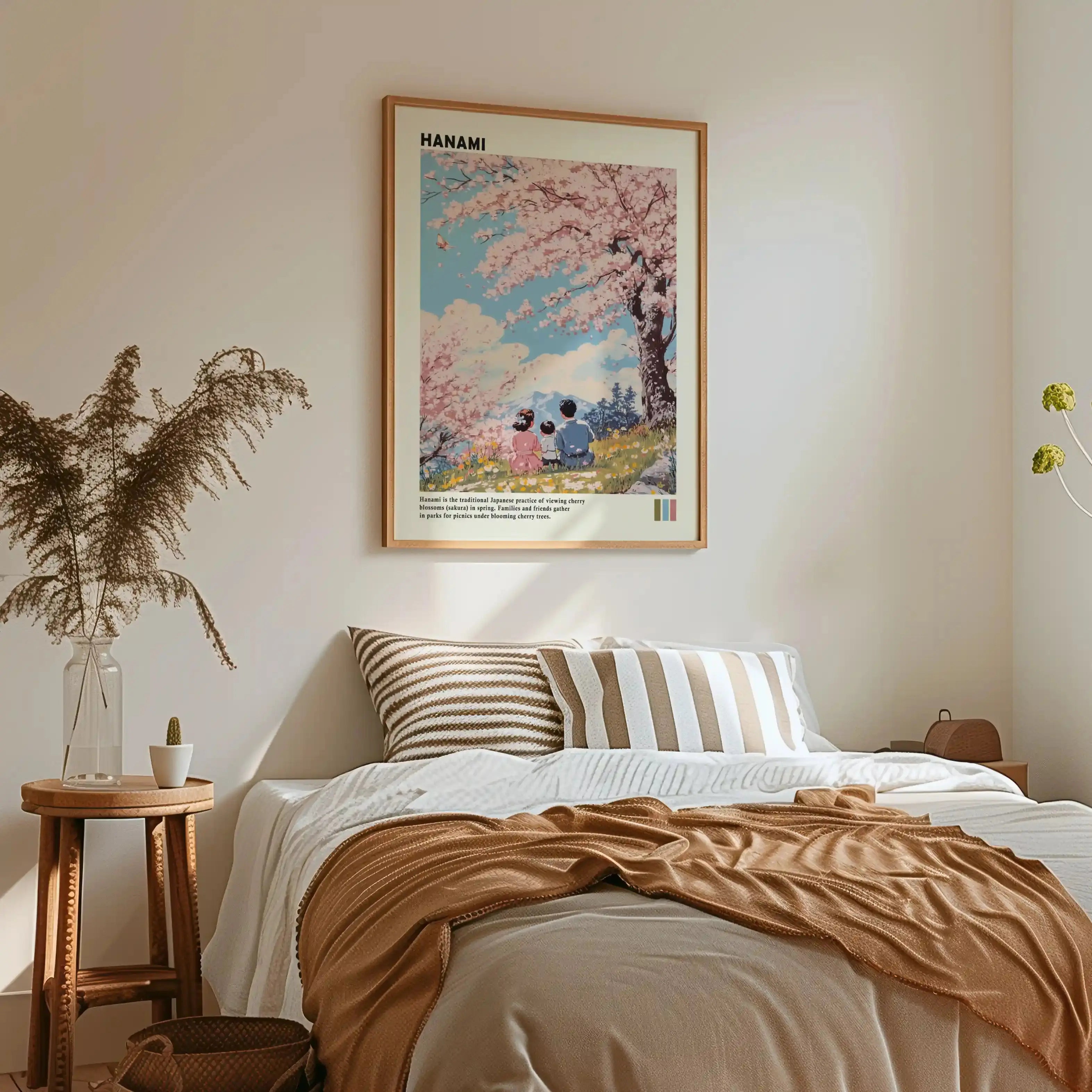 Tableau Japonais – Hanami – Sous les Cerisiers en Fleurs Kivura Shop