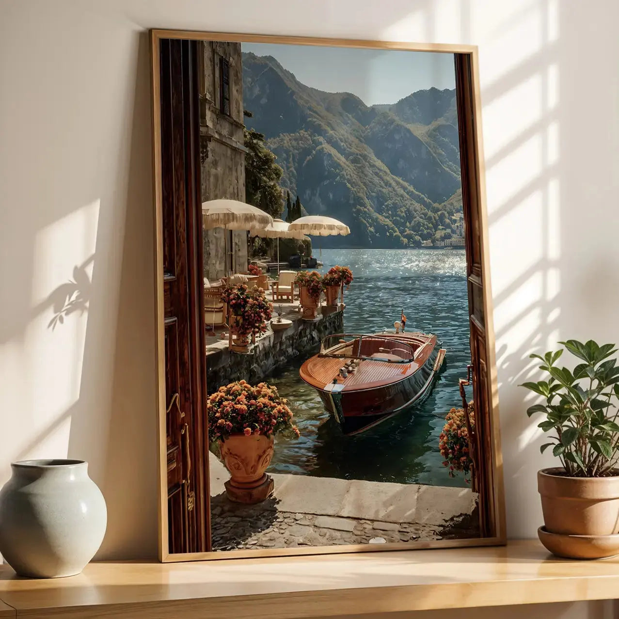 Tableau décoration murale - Échappée Belle au Lac de Côme