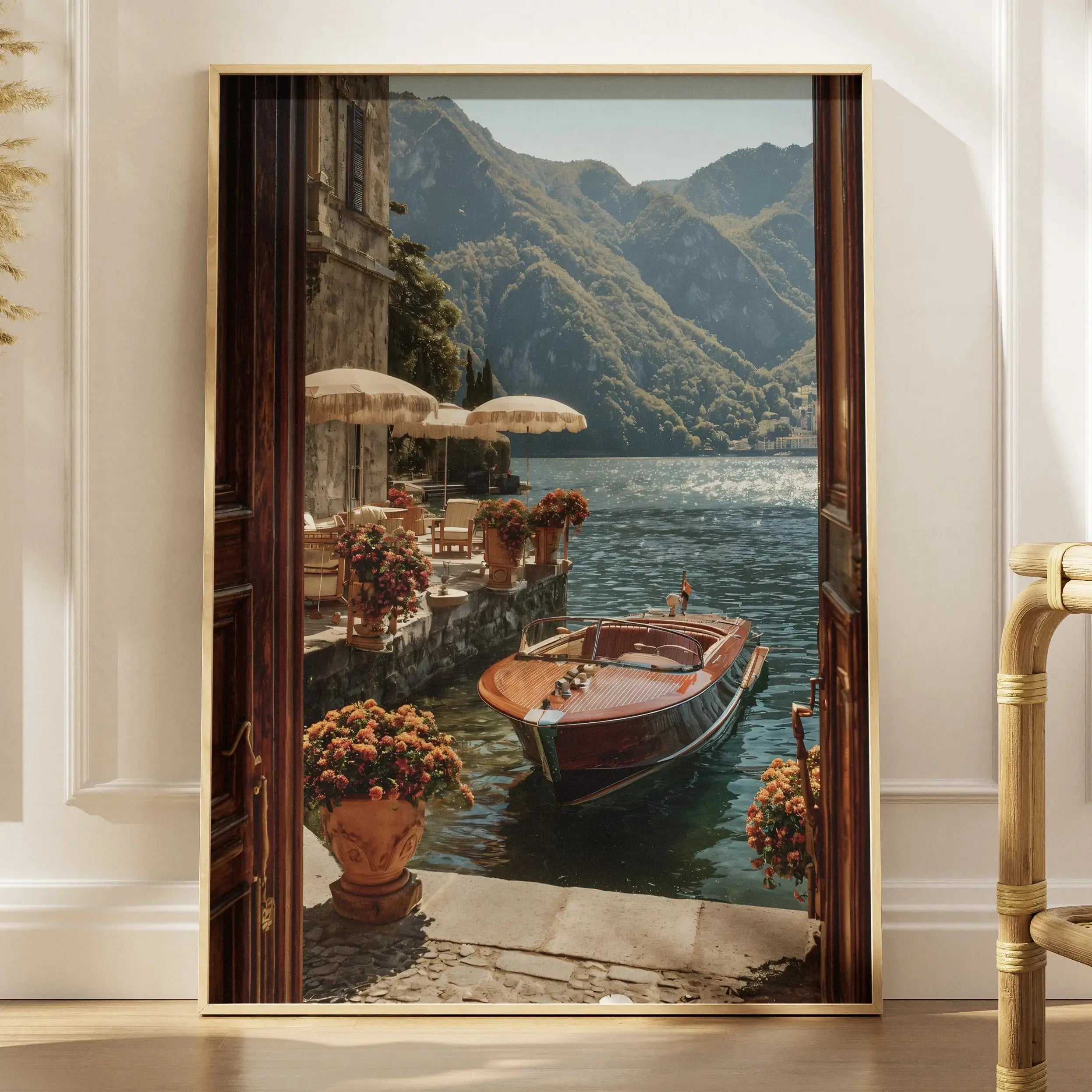 Tableau décoration murale - Échappée Belle au Lac de Côme