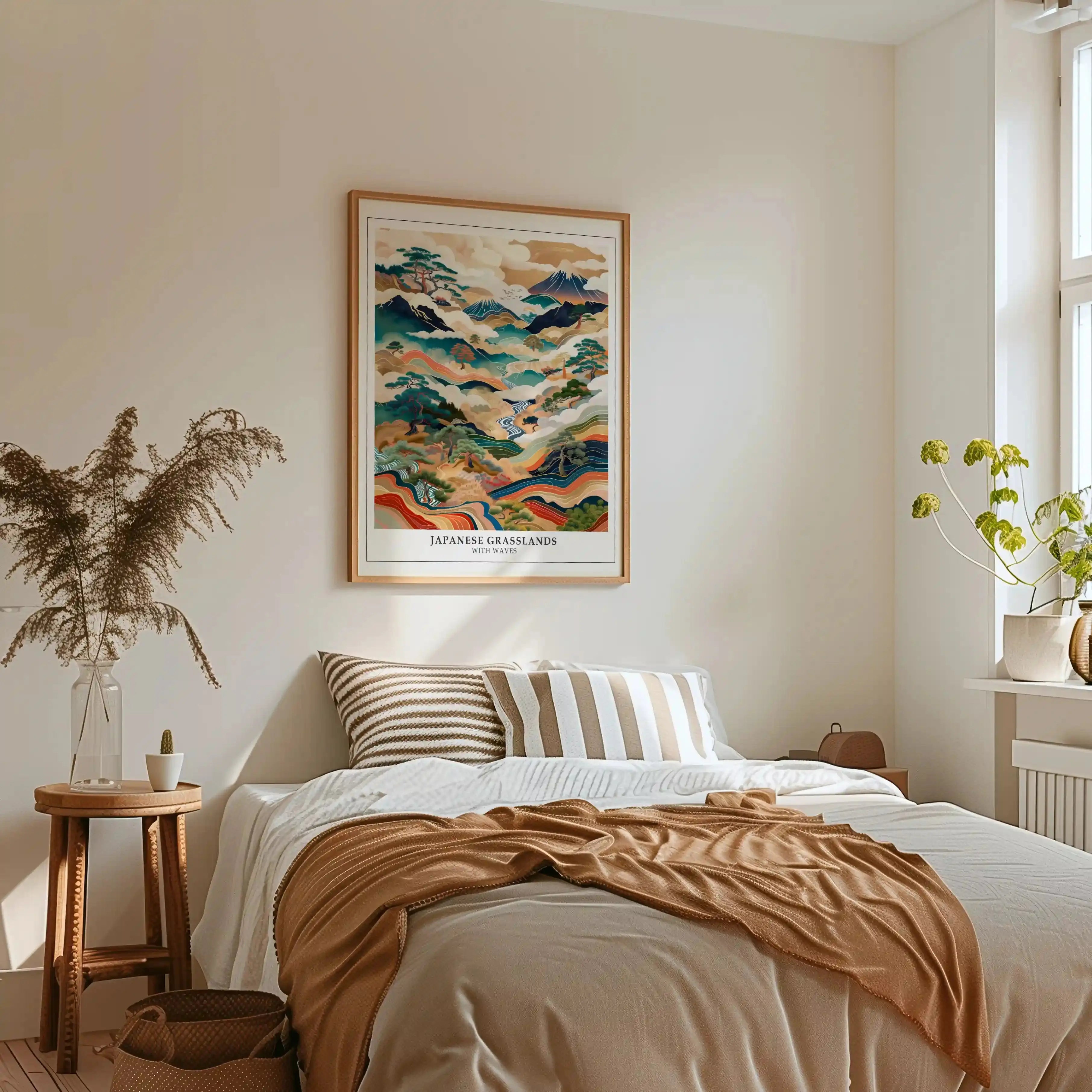 Tableau Decoration - Montagnes Ondoyantes – Paysages du Soleil Levant Kivura Shop