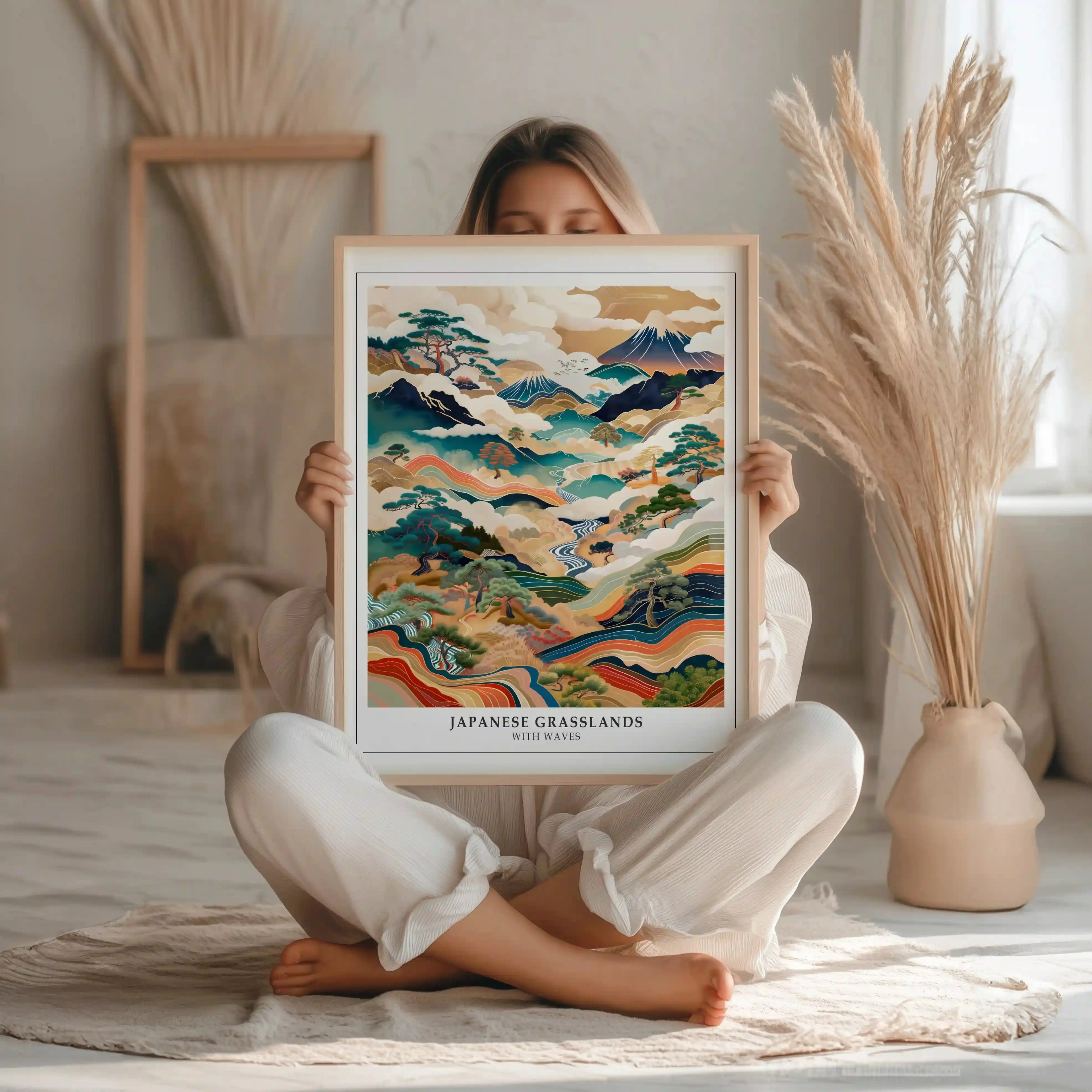 Tableau Decoration - Montagnes Ondoyantes – Paysages du Soleil Levant Kivura Shop