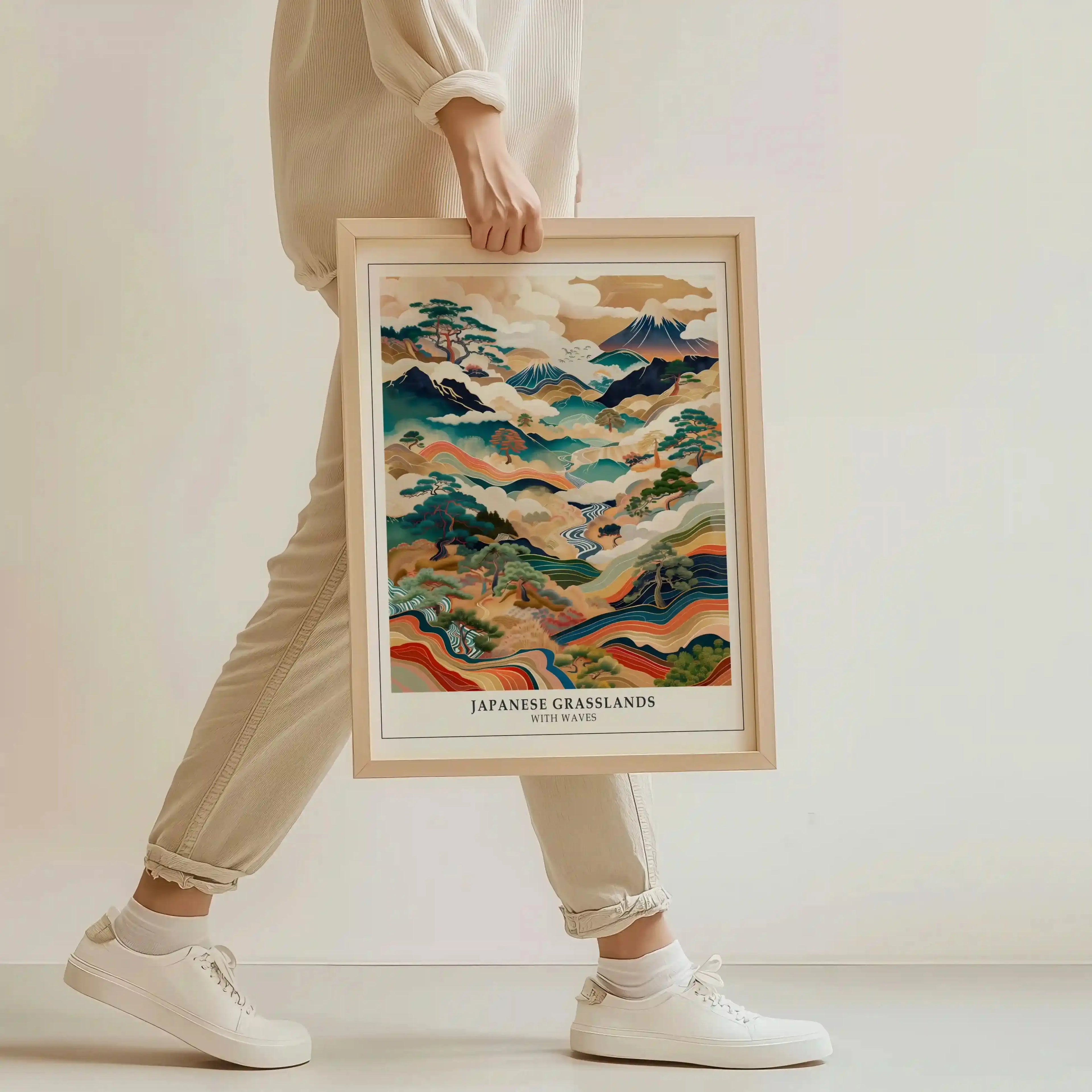 Tableau Decoration - Montagnes Ondoyantes – Paysages du Soleil Levant Kivura Shop