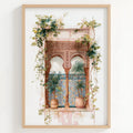 Tableau Marocain Mira – Fenêtre Orientale & Jardins du Riad Kivura Shop