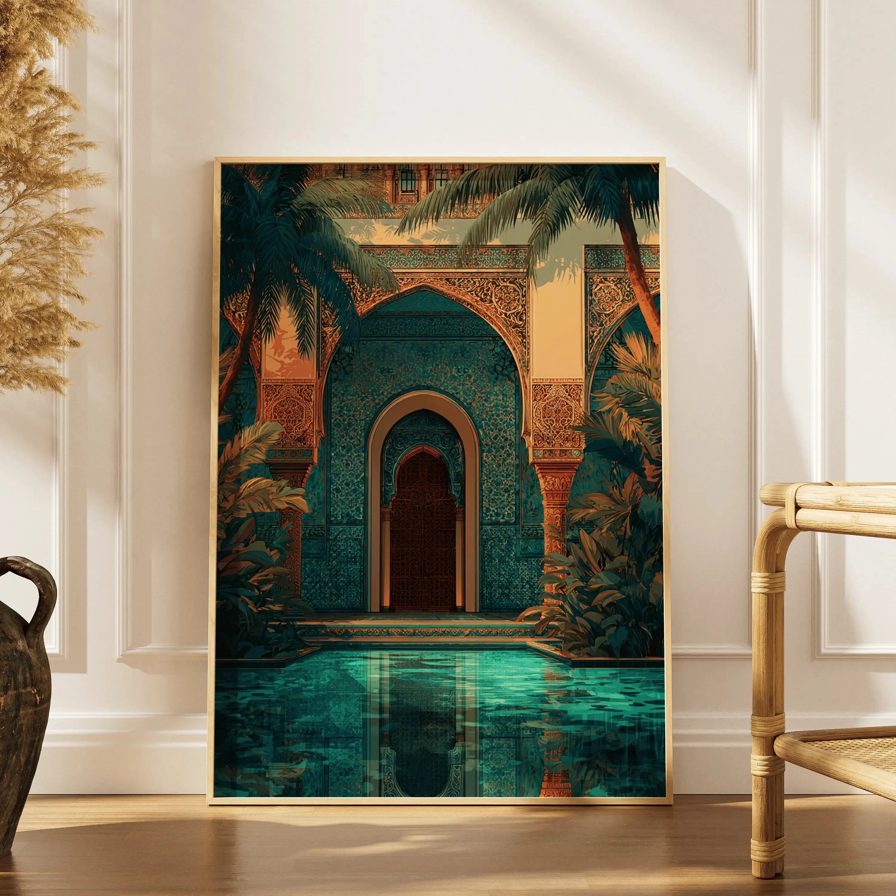 Tableau Décoration Murale  Oriental Marocain – Palais Marocain l | Ambiance Riad Chic
