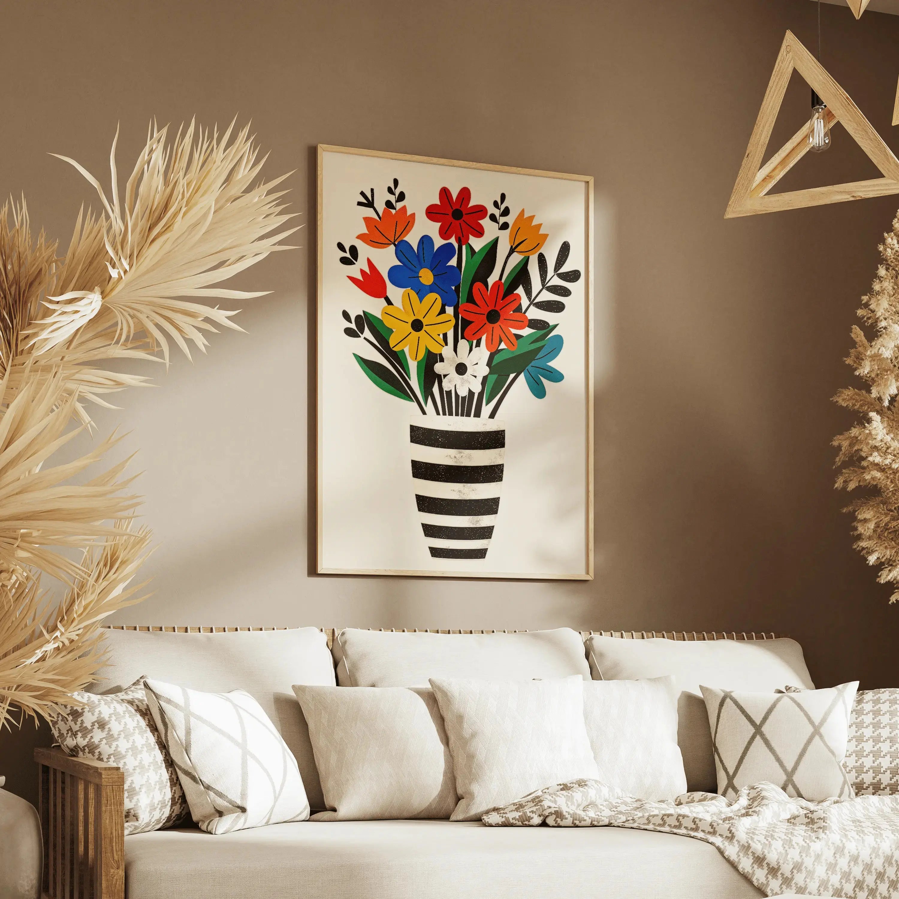 Tableau Décoration Murale - Bouquet Florale Colorée