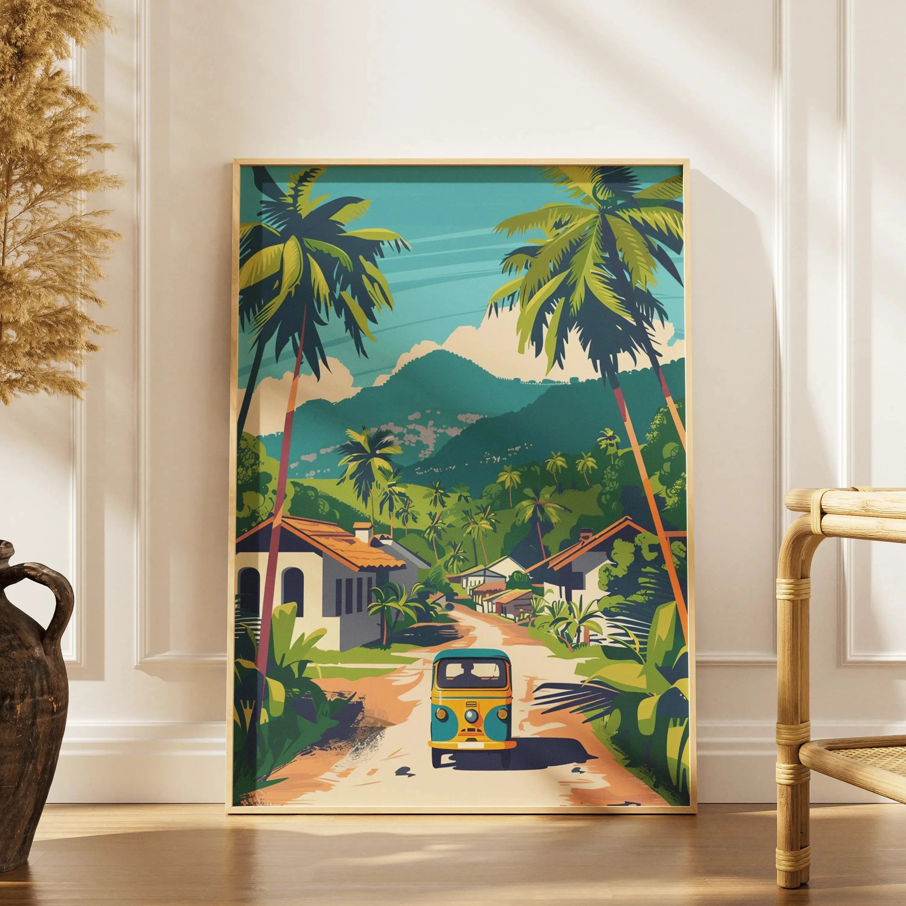 Tableau Décoration Murale - Route Tropicale