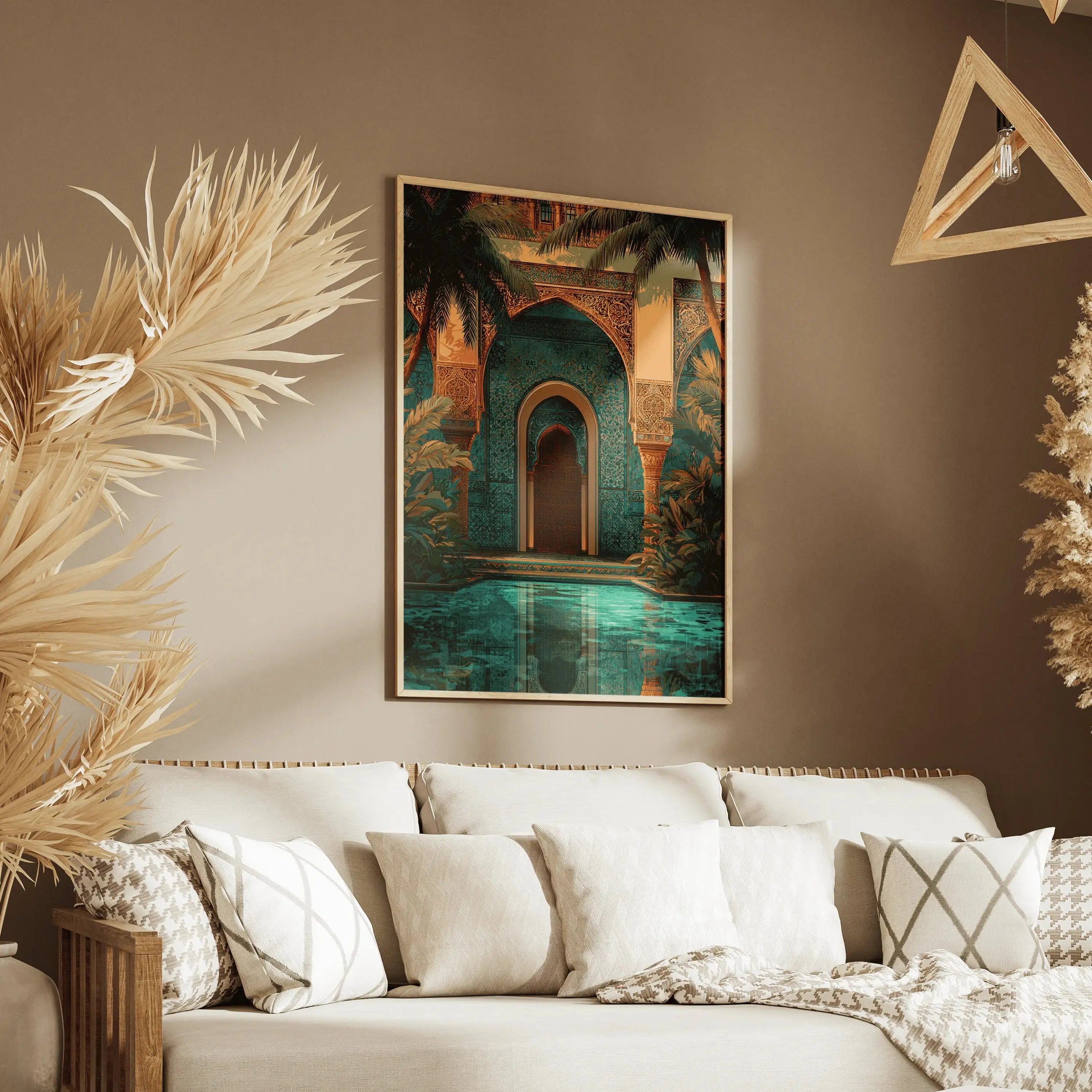 Tableau Décoration Murale  Oriental Marocain – Palais Marocain l | Ambiance Riad Chic
