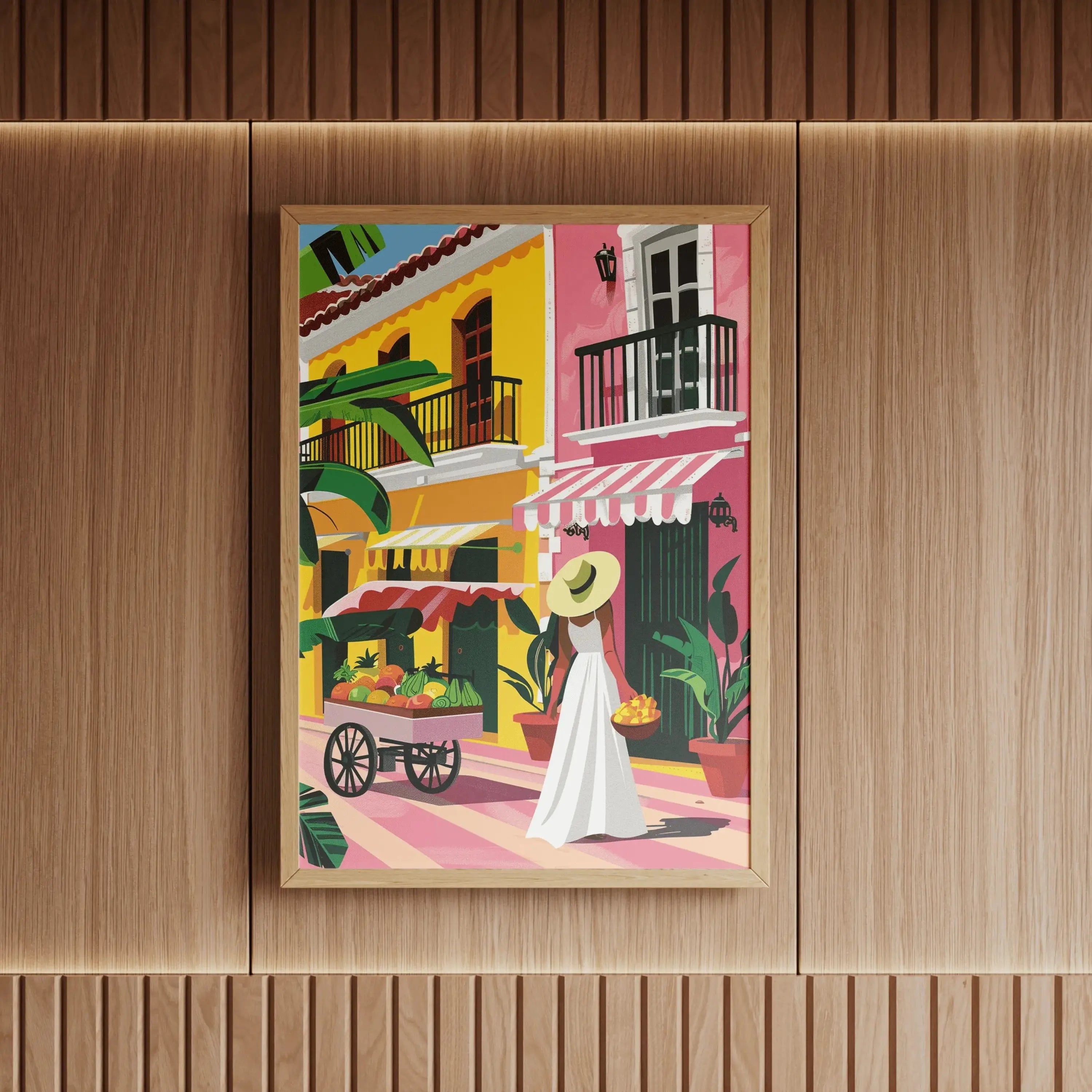 Tableau Décoration Murale - Promenade Tropicale