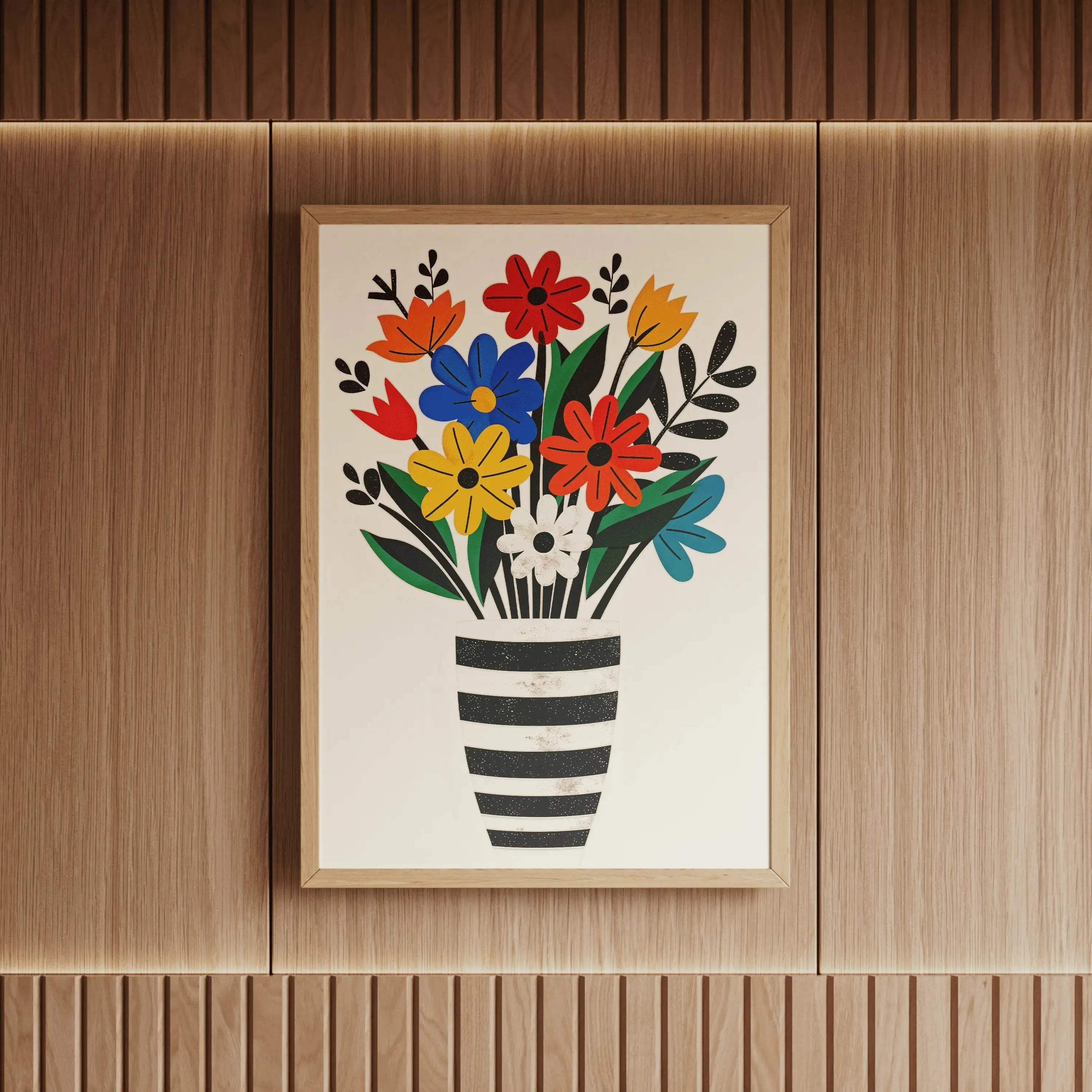 Tableau Décoration Murale - Bouquet Florale Colorée
