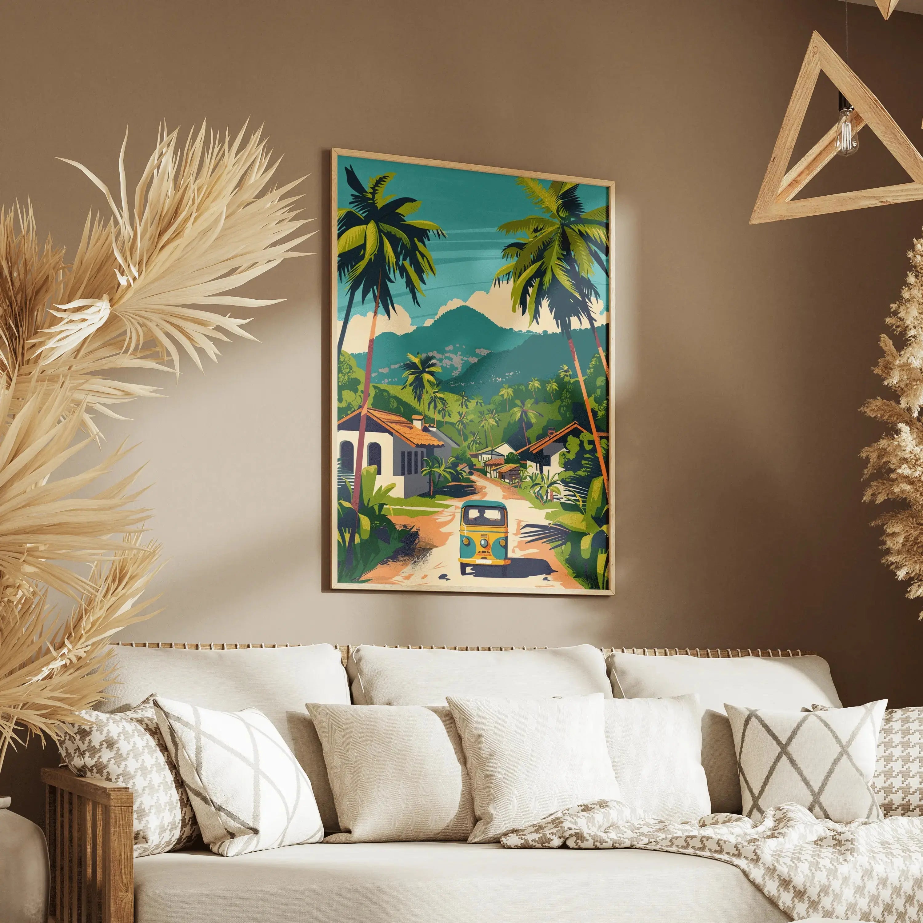 Tableau Décoration Murale - Route Tropicale