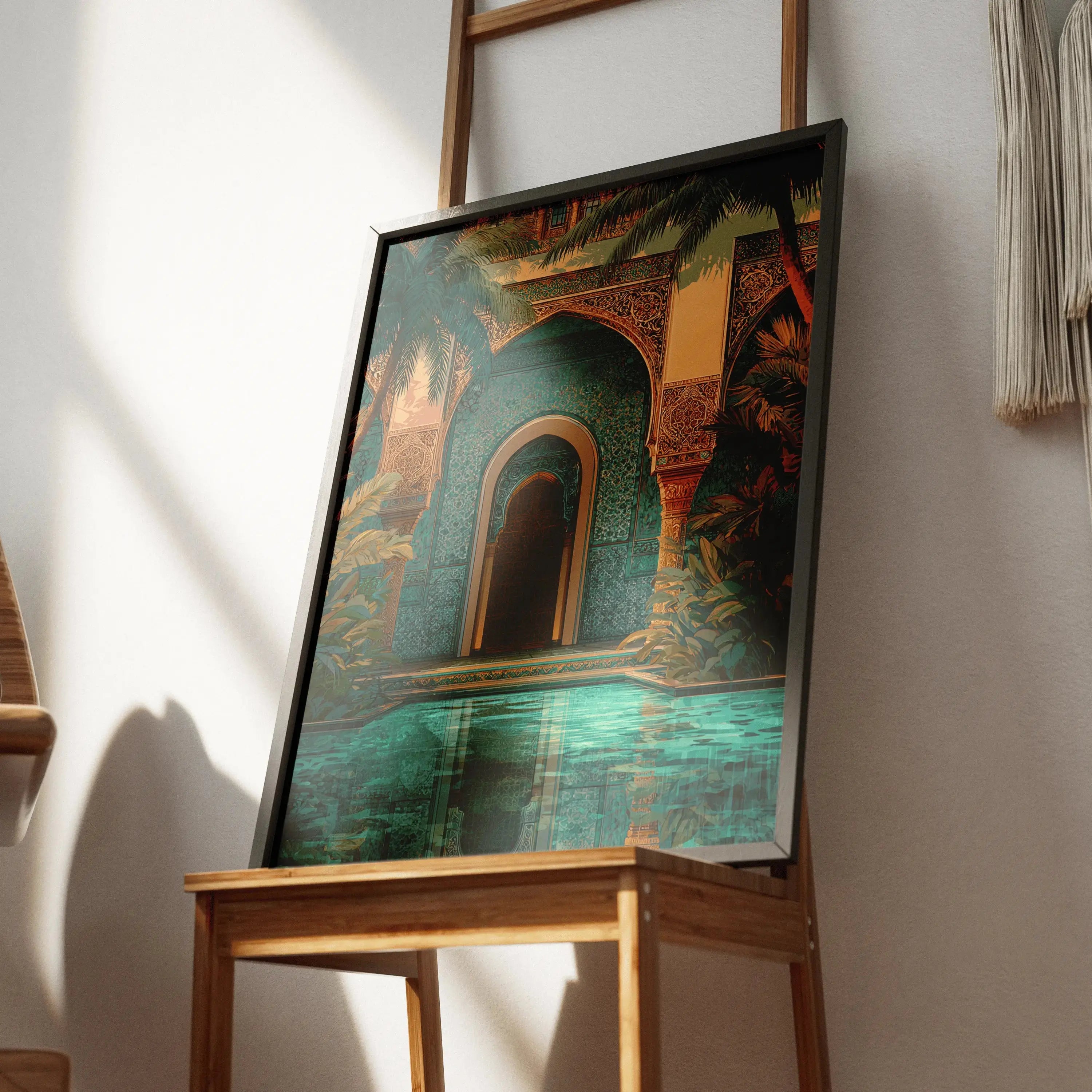 Tableau Décoration Murale  Oriental Marocain – Palais Marocain l | Ambiance Riad Chic