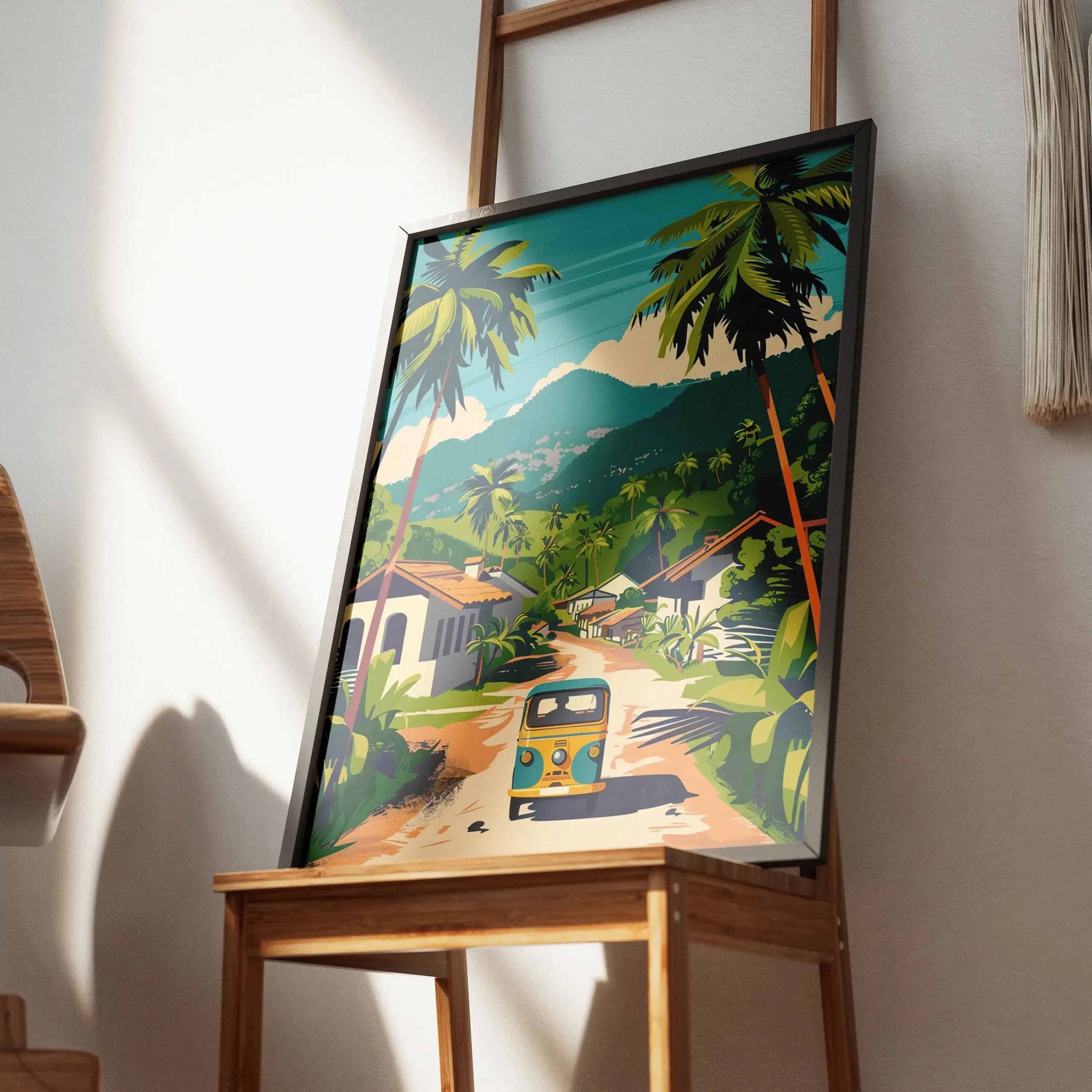 Tableau Décoration Murale - Route Tropicale