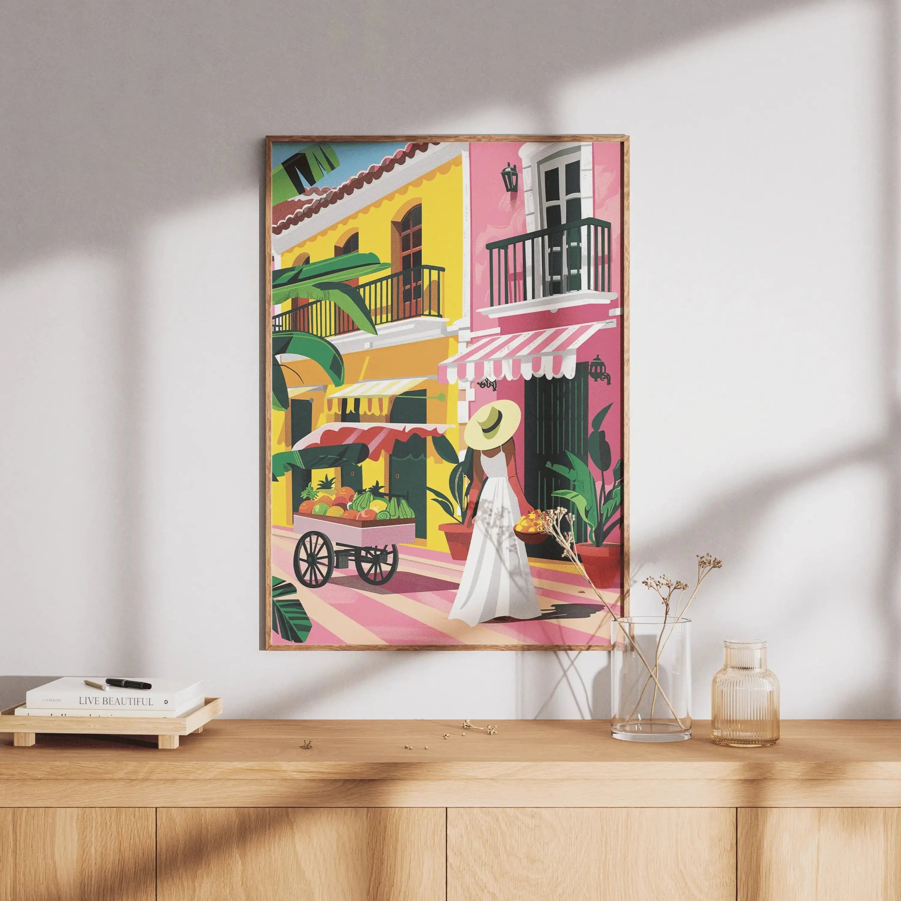 Tableau Décoration Murale - Promenade Tropicale