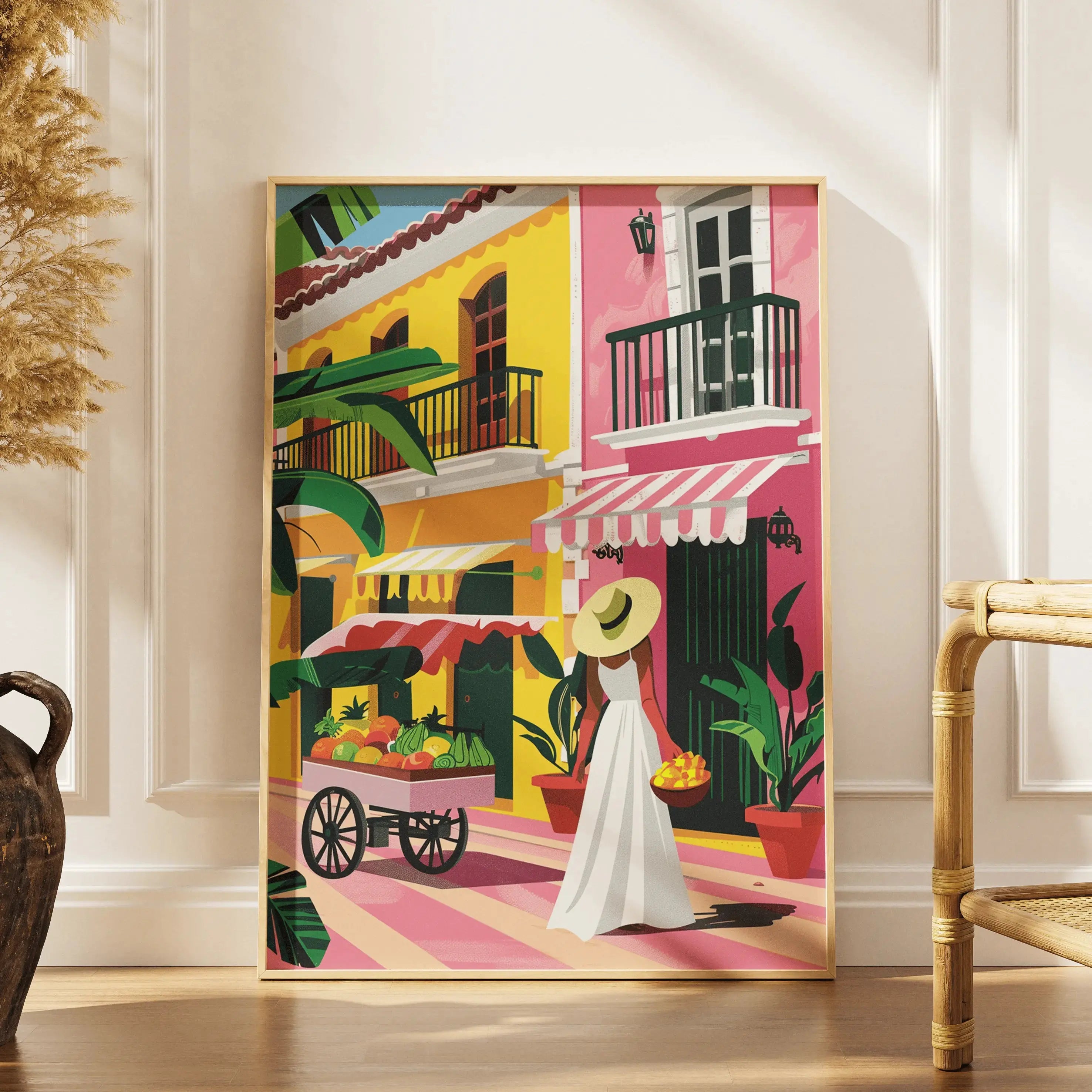 Tableau Décoration Murale - Promenade Tropicale