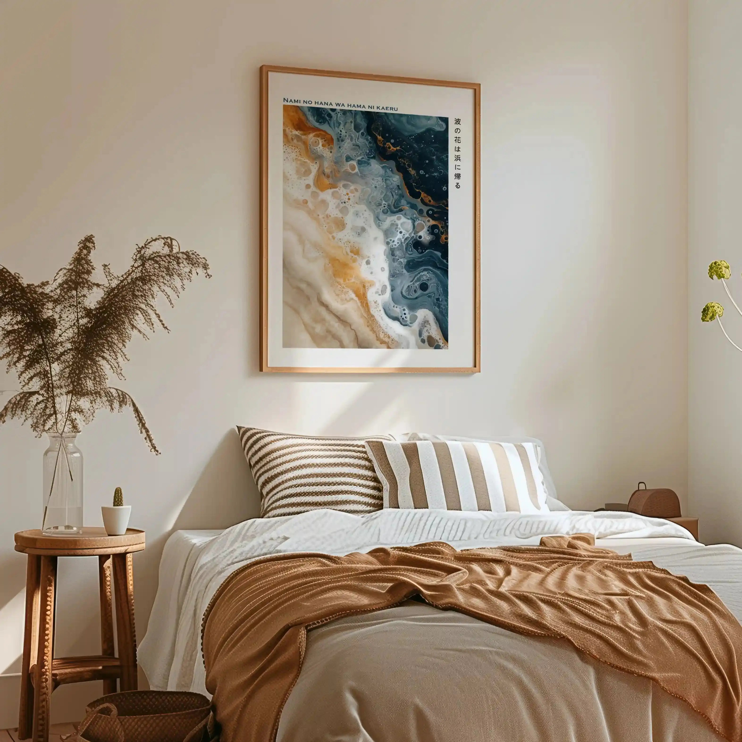 Tableau Japonais – Nami – L’Écume qui Retourne à la Mer Kivura Shop
