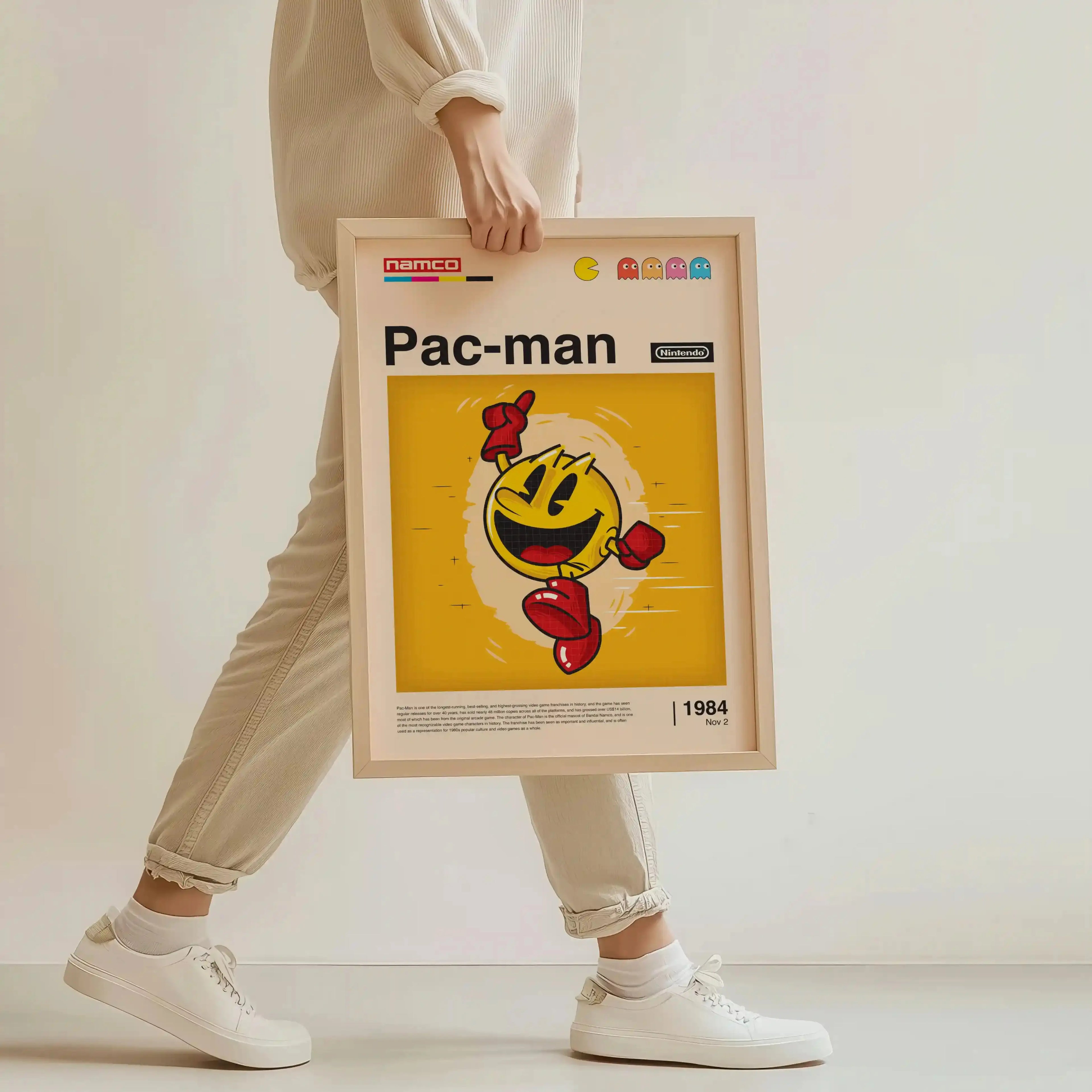 Tableau Decoration - Pac-Man- La Légende du Labyrinthe Kivura Shop