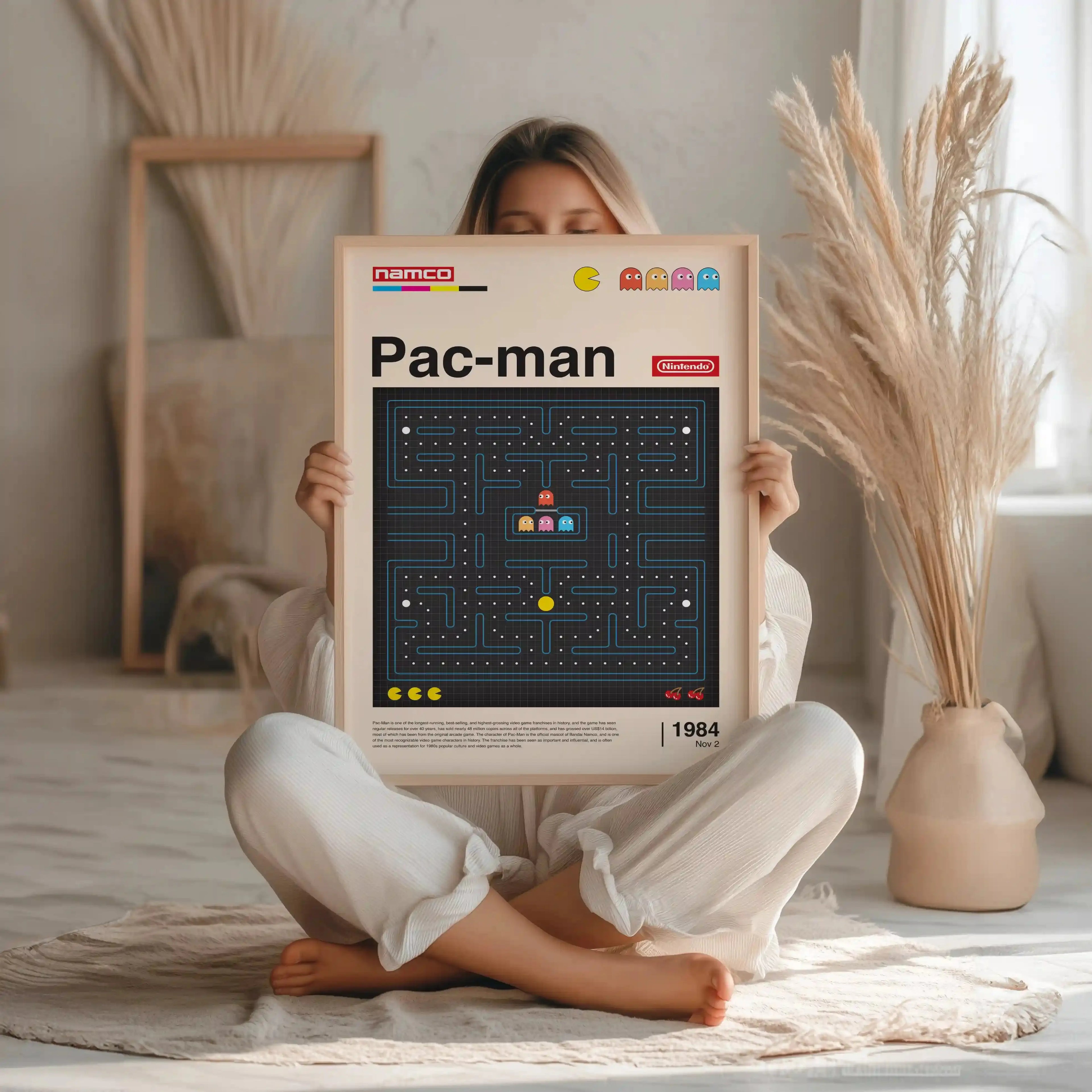 Tableau Decoration - Pac-Man Game - Édition Arcade Vintage Kivura Shop