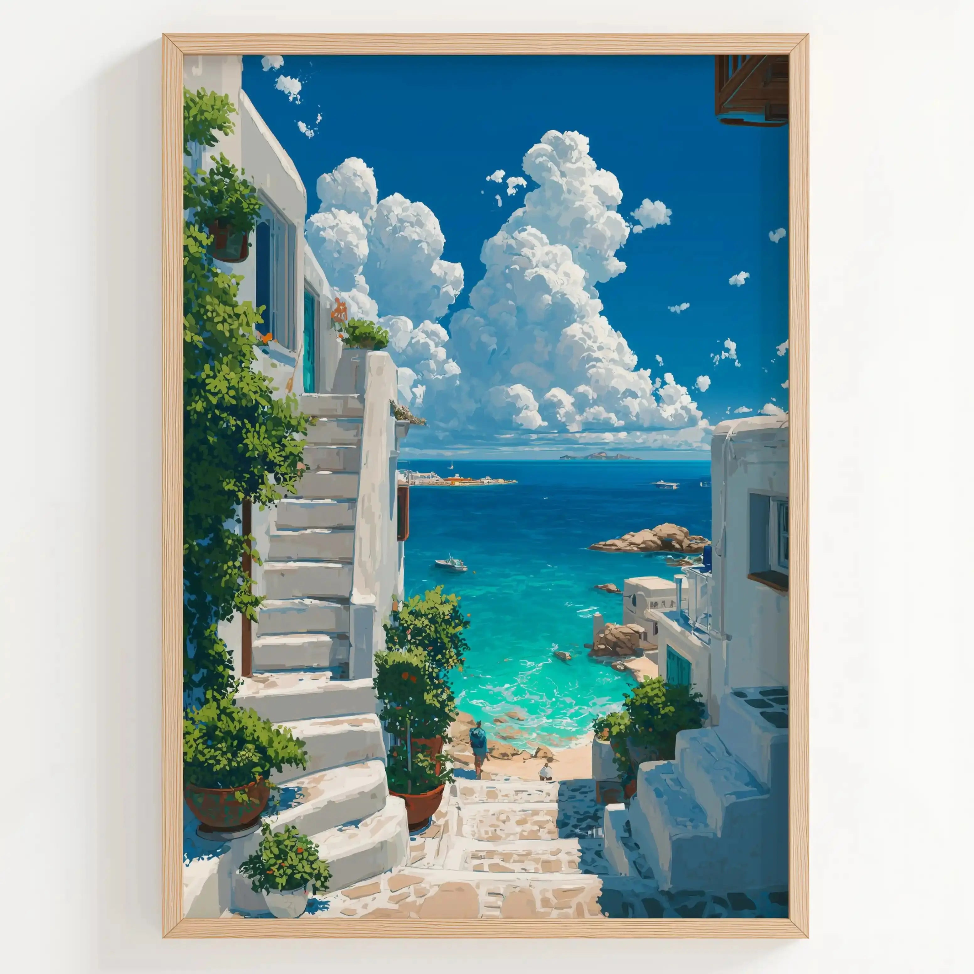 Tableau Méditerranéen – Escapade sur les Marches Blanches Kivura Shop