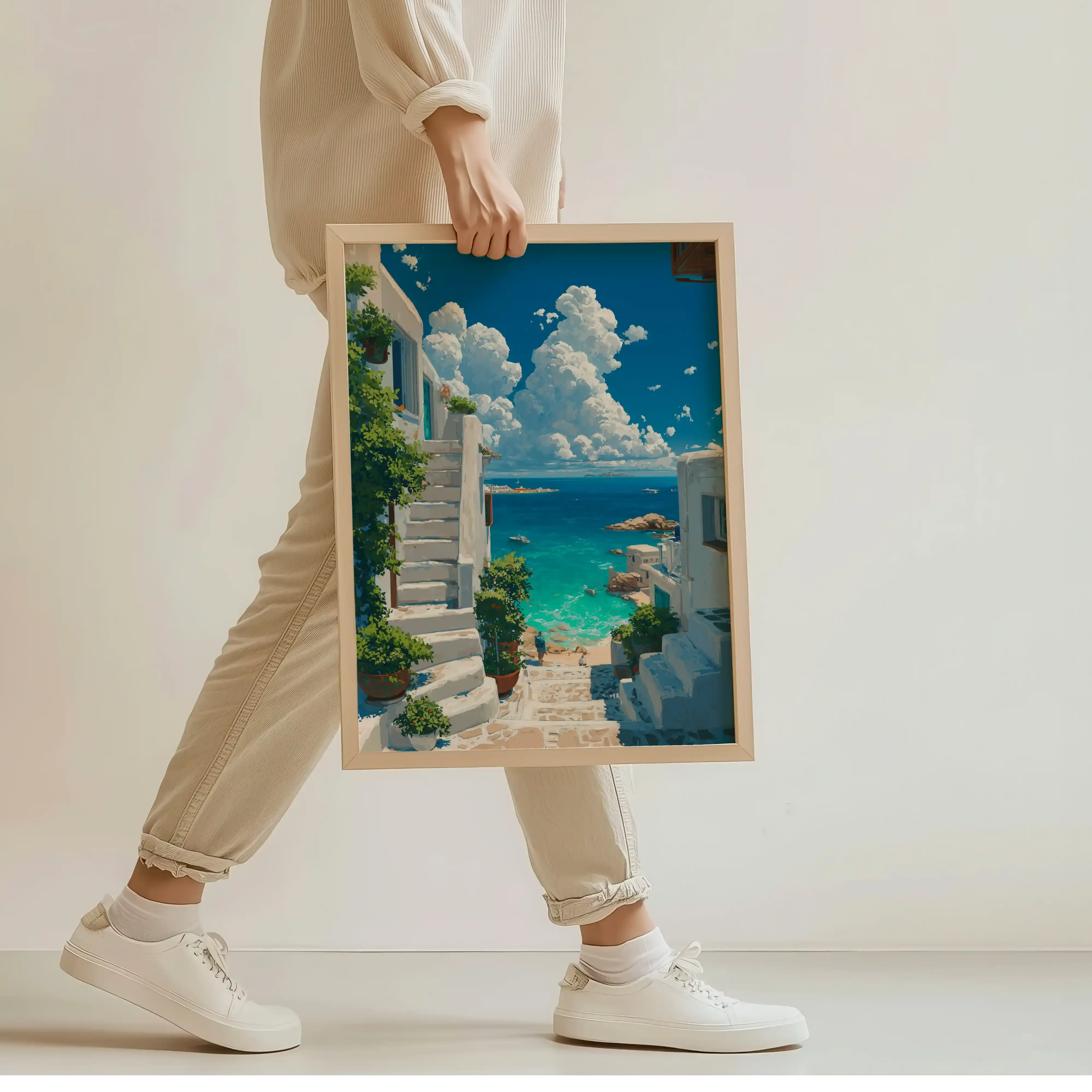 Tableau Méditerranéen – Escapade sur les Marches Blanches Kivura Shop