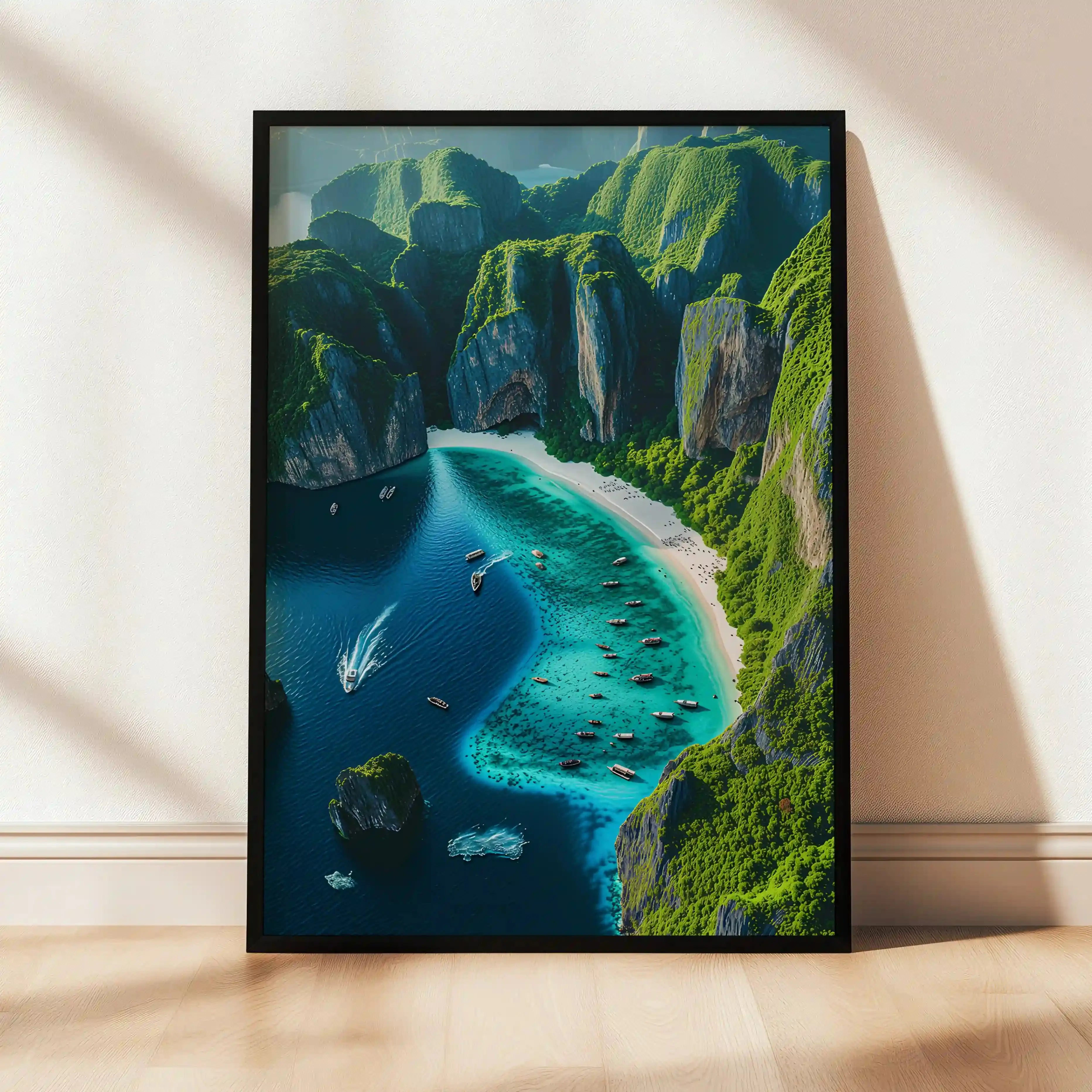 Tableau Baie Émeraude – Évasion Tropicale & Liberté Absolue