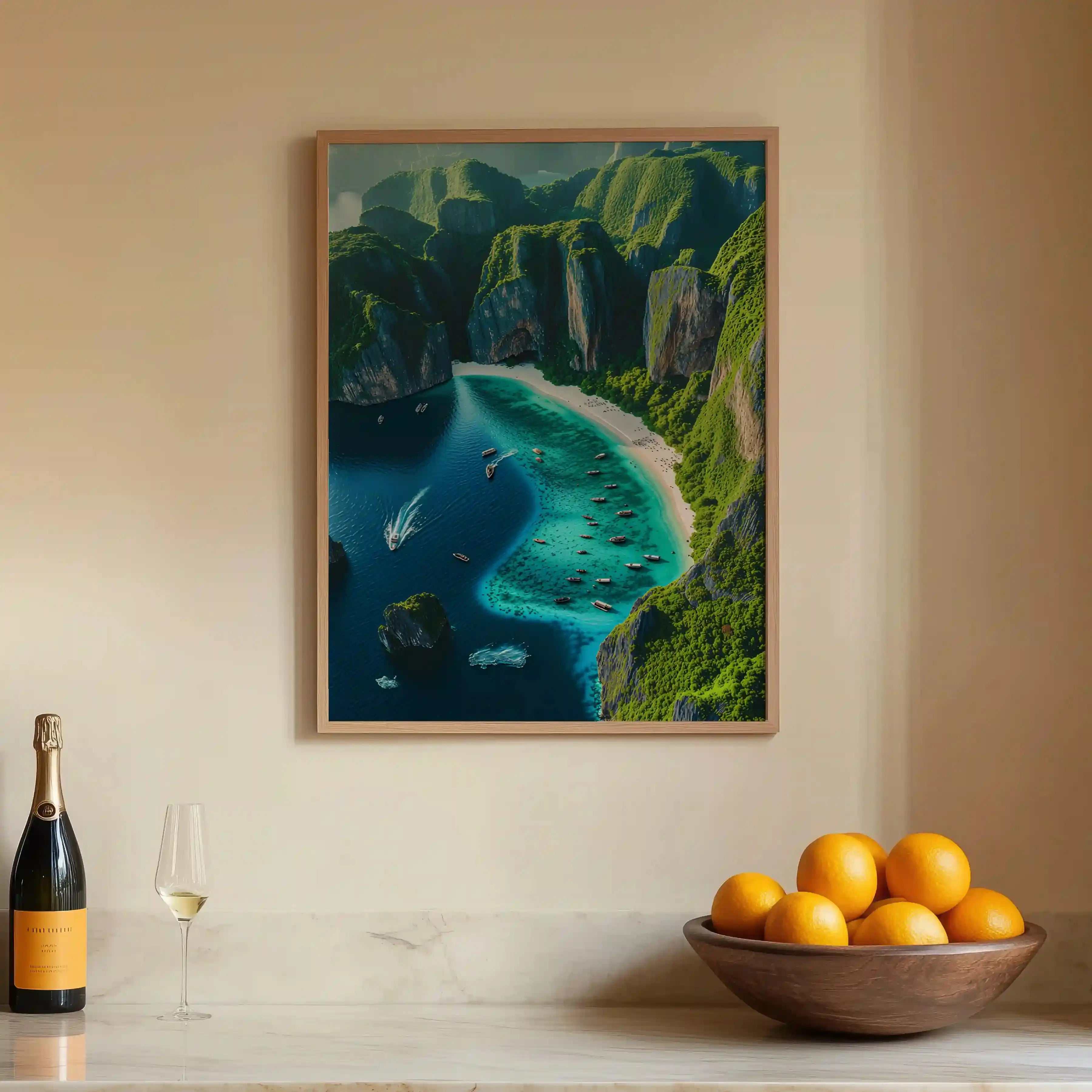 Tableau Baie Émeraude – Évasion Tropicale & Liberté Absolue