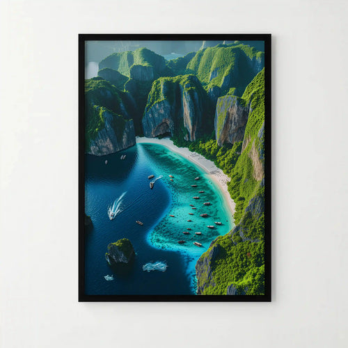 Tableau Baie Émeraude – Évasion Tropicale & Liberté Absolue