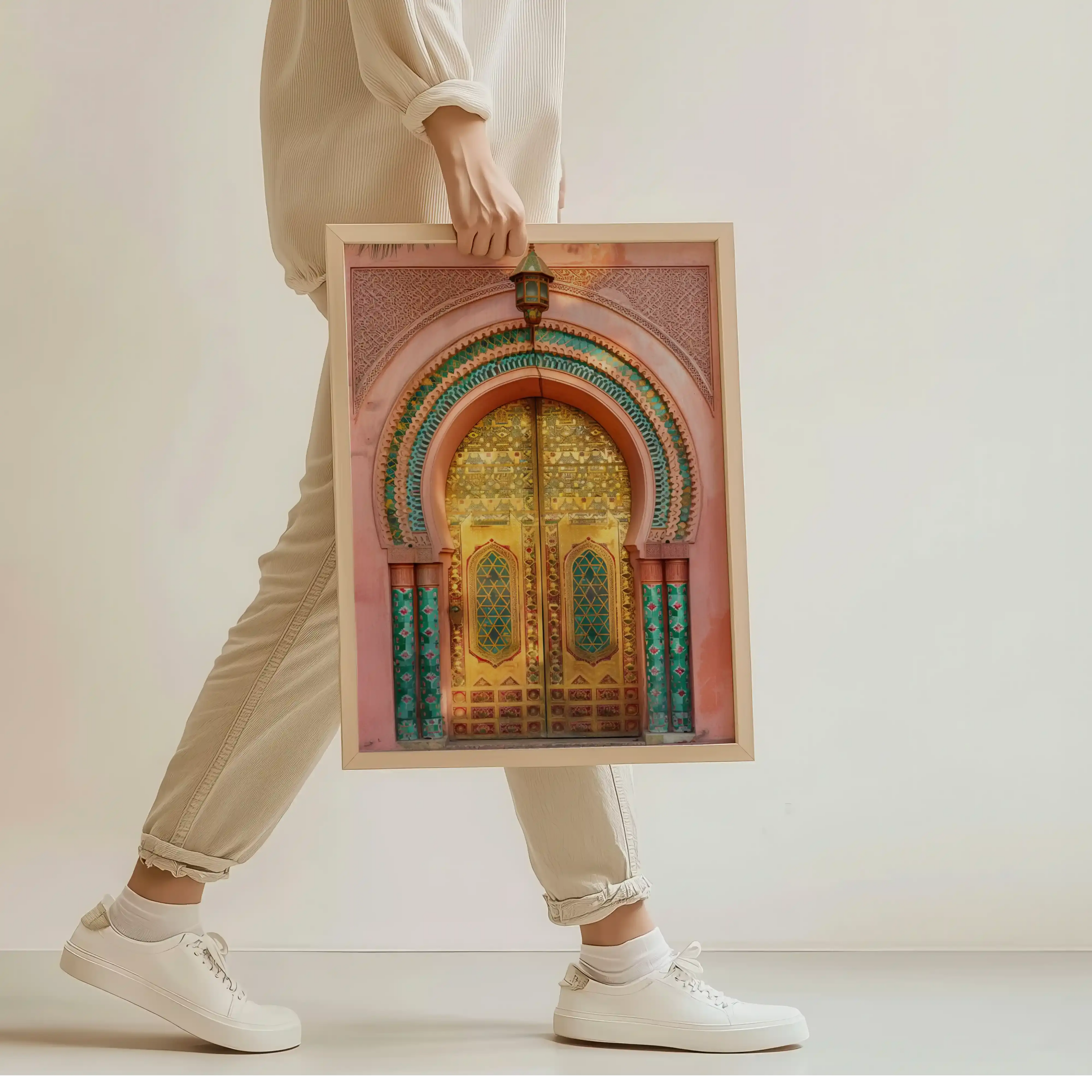 Tableau Marocain Porte – Décoration Murale Orientale Élégante Kivura Shop