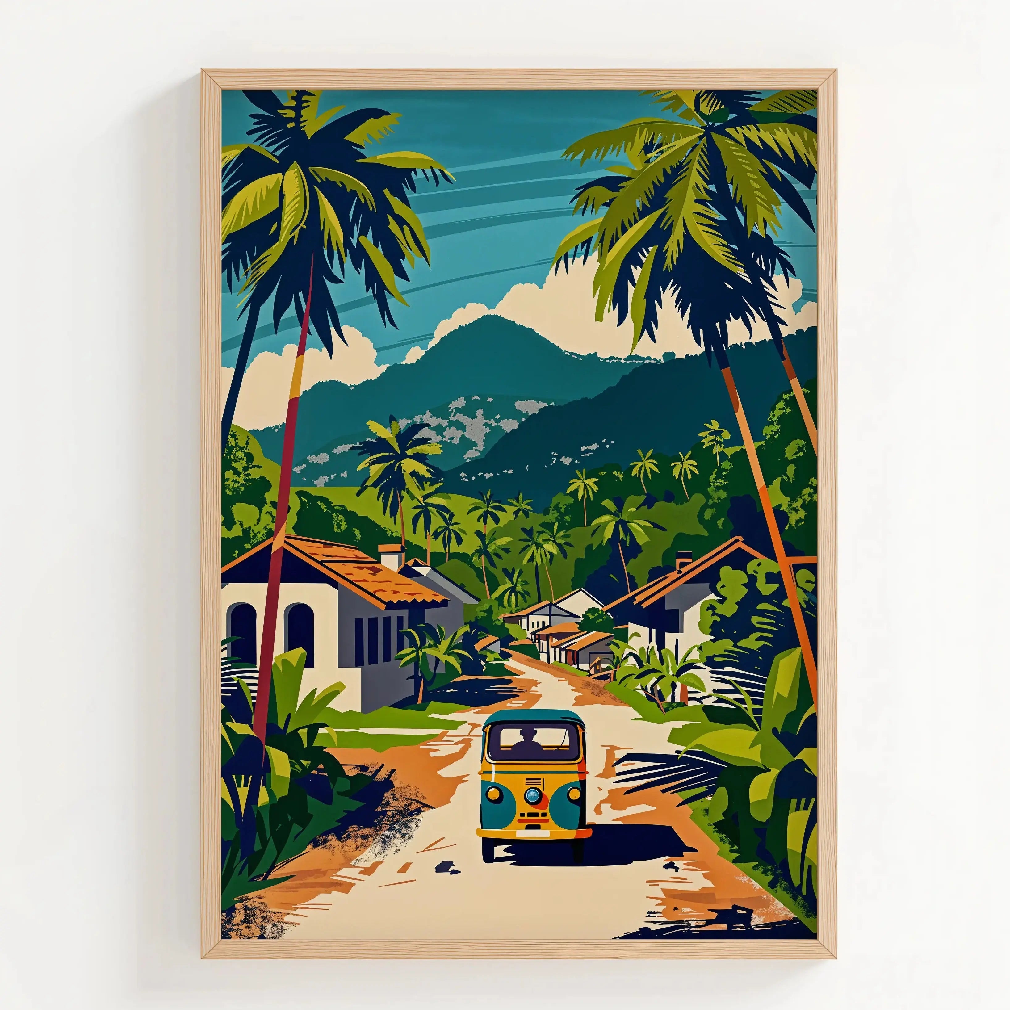 Tableau Décoration Murale - Route Tropicale Kivura Shop