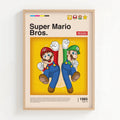 Tableau Decoration - Mario & Luigi - Frères de l’Aventure Kivura Shop
