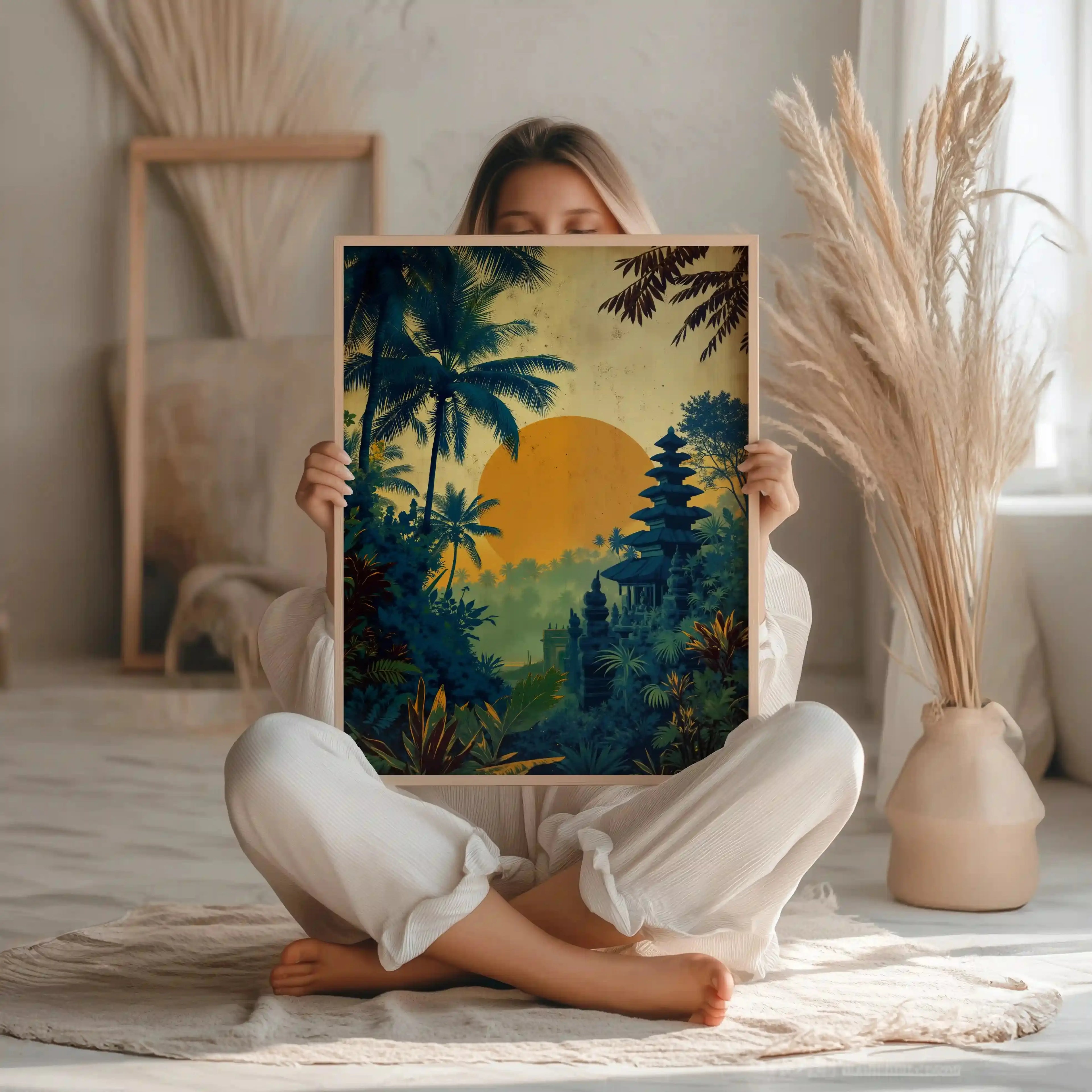 Tableau Décoration – Le Temple du Soleil Endormi Kivura Shop