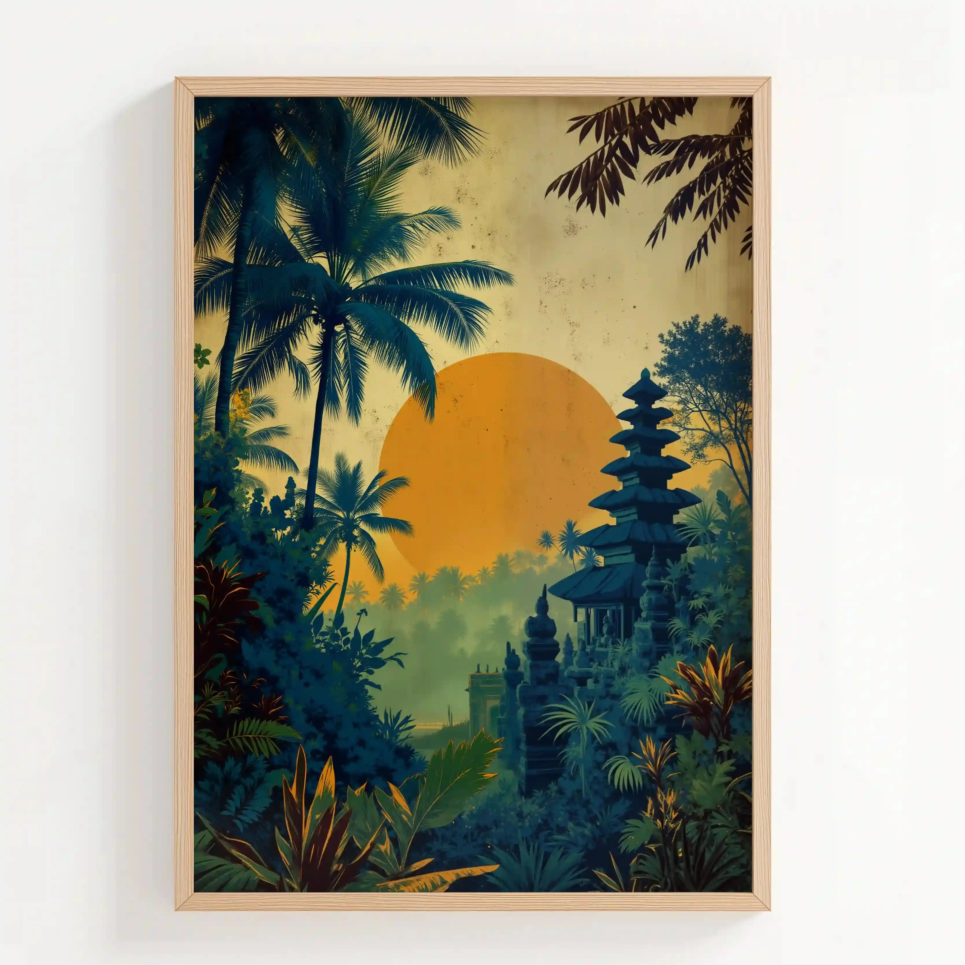 Tableau Décoration – Le Temple du Soleil Endormi Kivura Shop