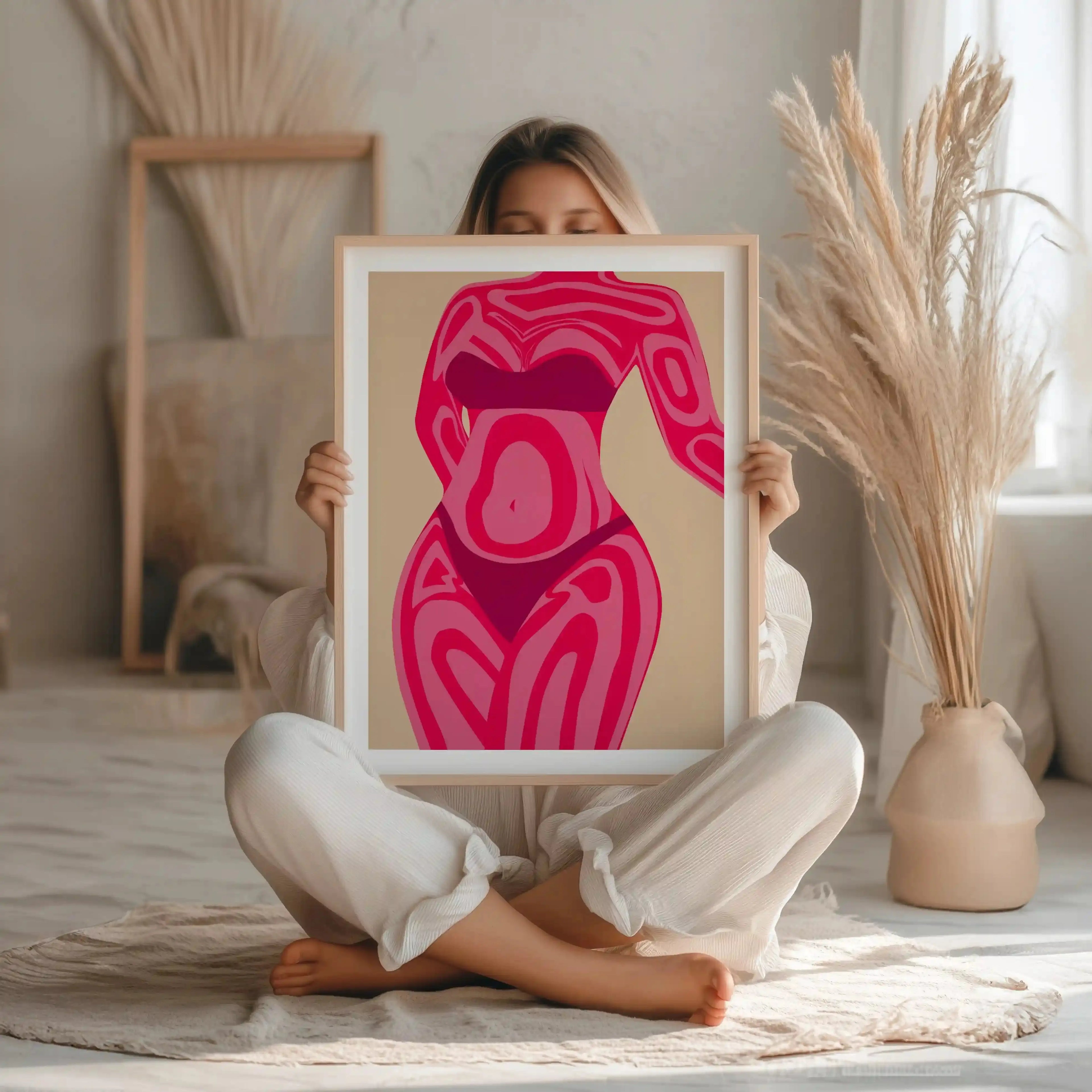 Tableau Décoration – Vibration Rose Kivura Shop