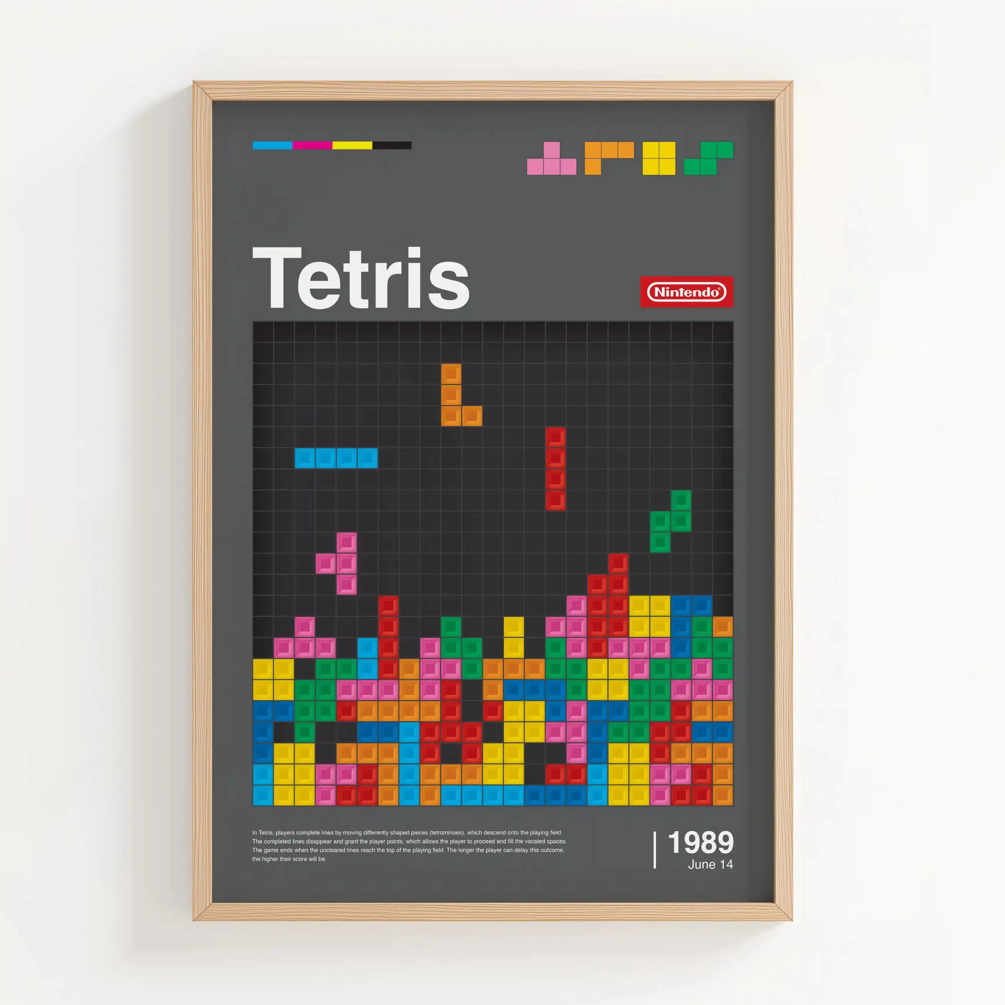 Tableau Decoration - Tetris -Lignes Parfaites Kivura Shop