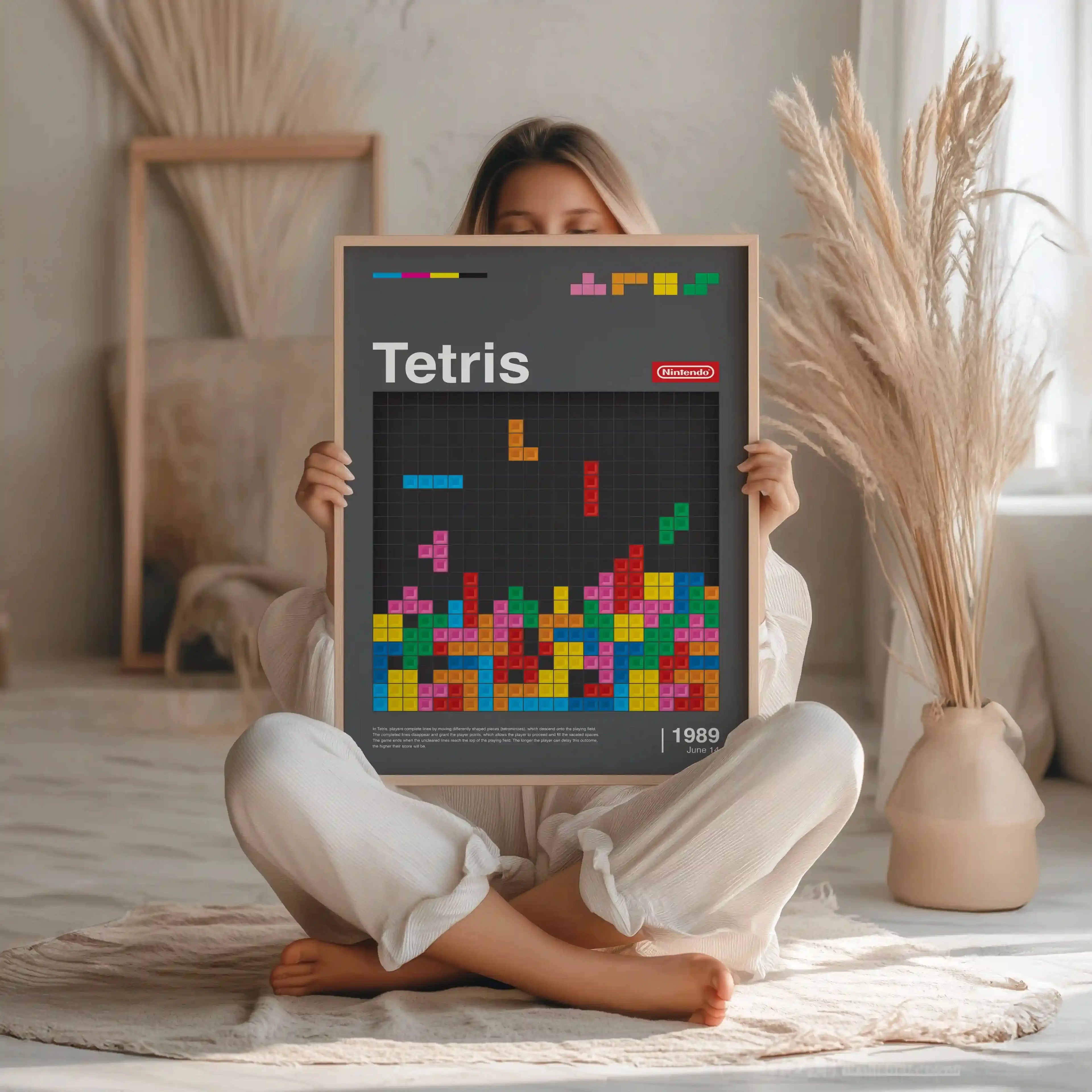 Tableau Decoration - Tetris -Lignes Parfaites Kivura Shop