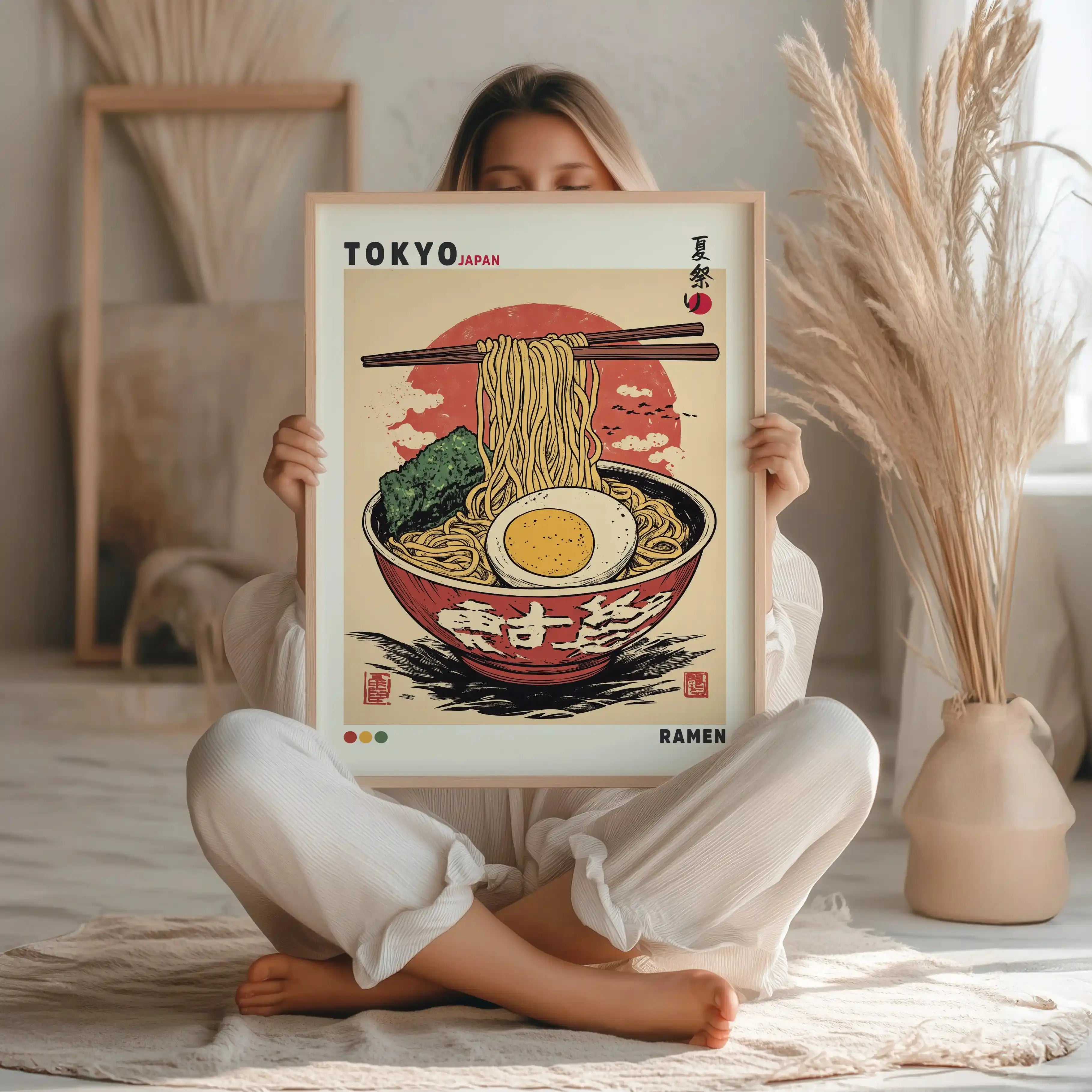 Tableau Ramen Japonais – Tokyo Vintage Kivura Shop