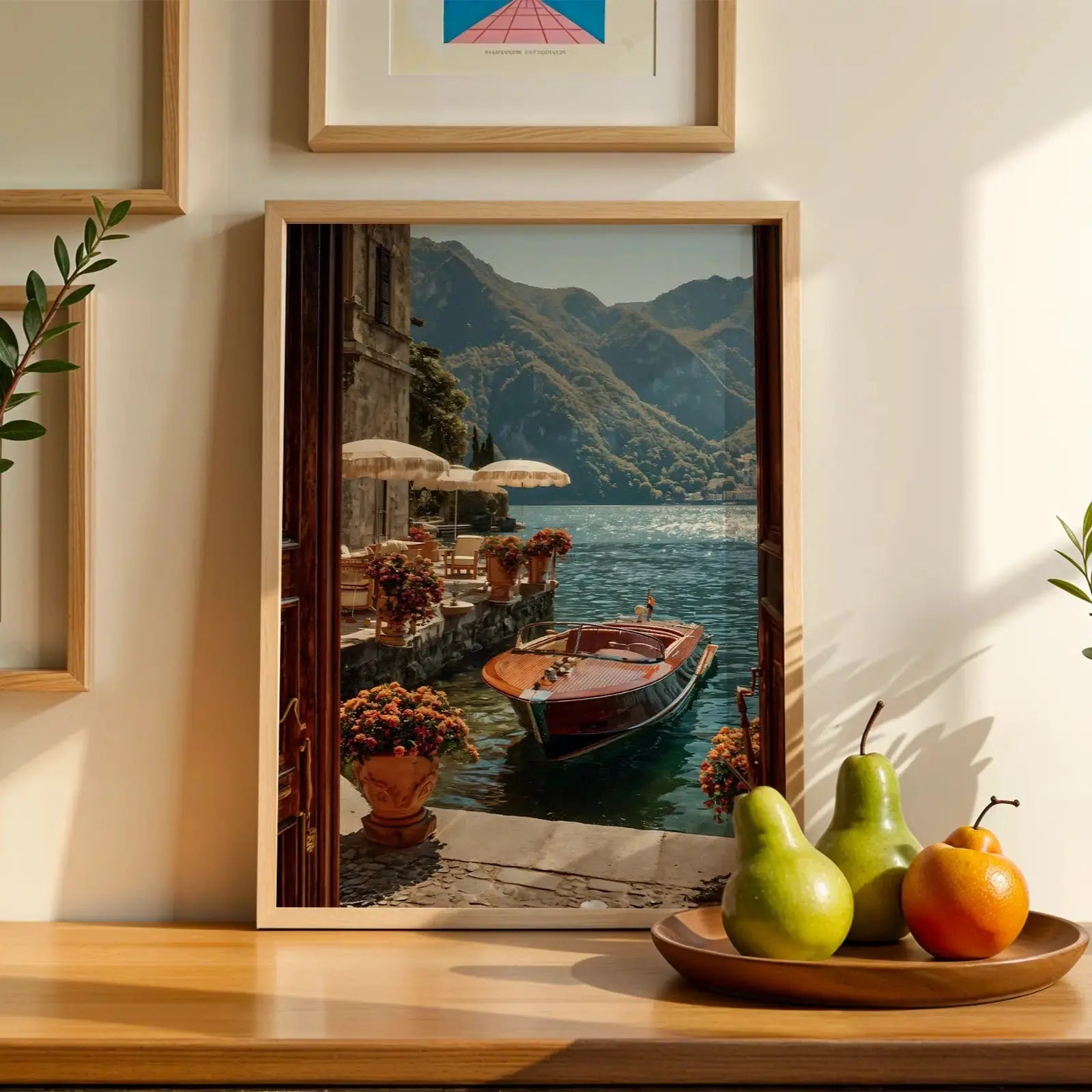 Tableau décoration murale - Échappée Belle au Lac de Côme