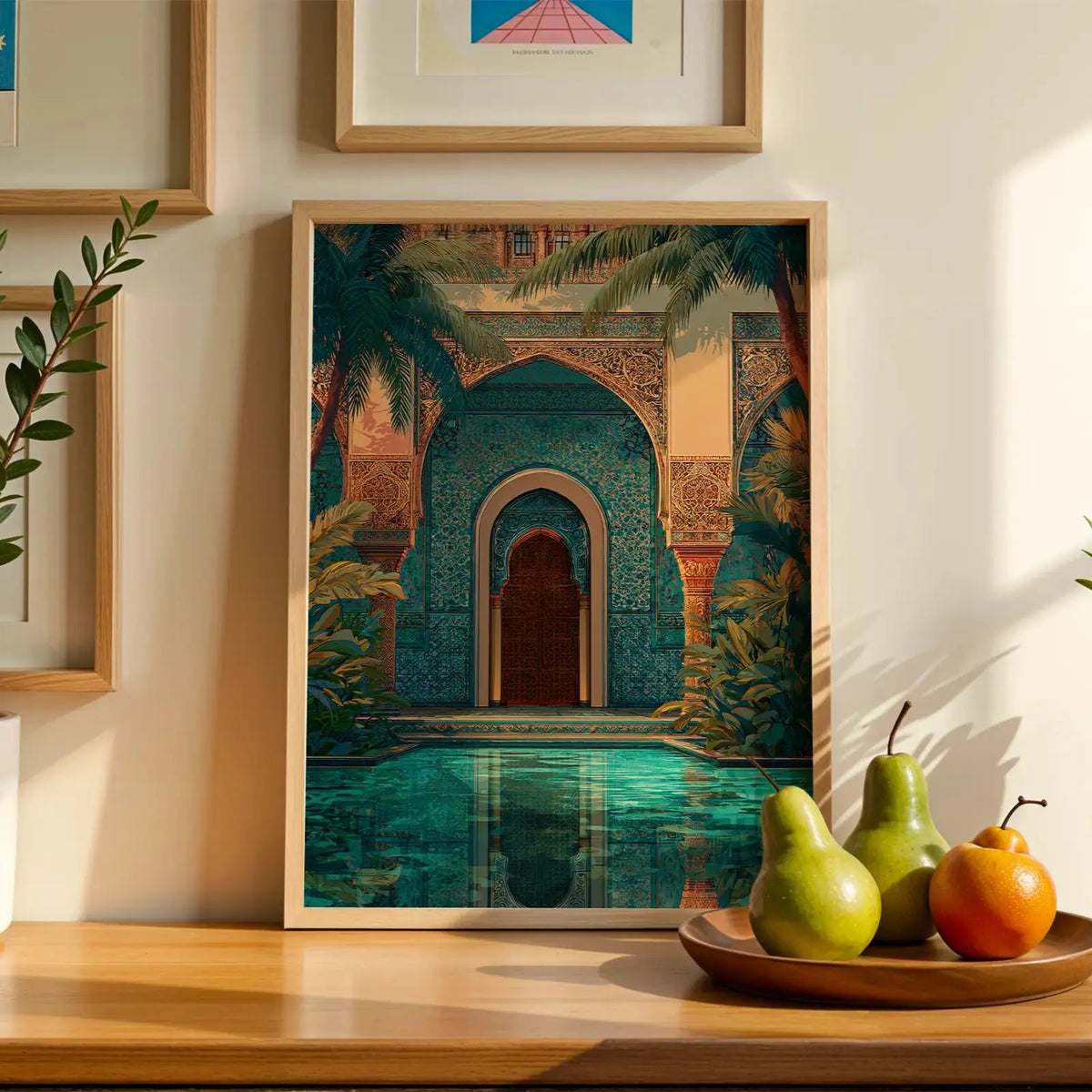 Tableau Décoration Murale  Oriental Marocain – Palais Marocain l | Ambiance Riad Chic