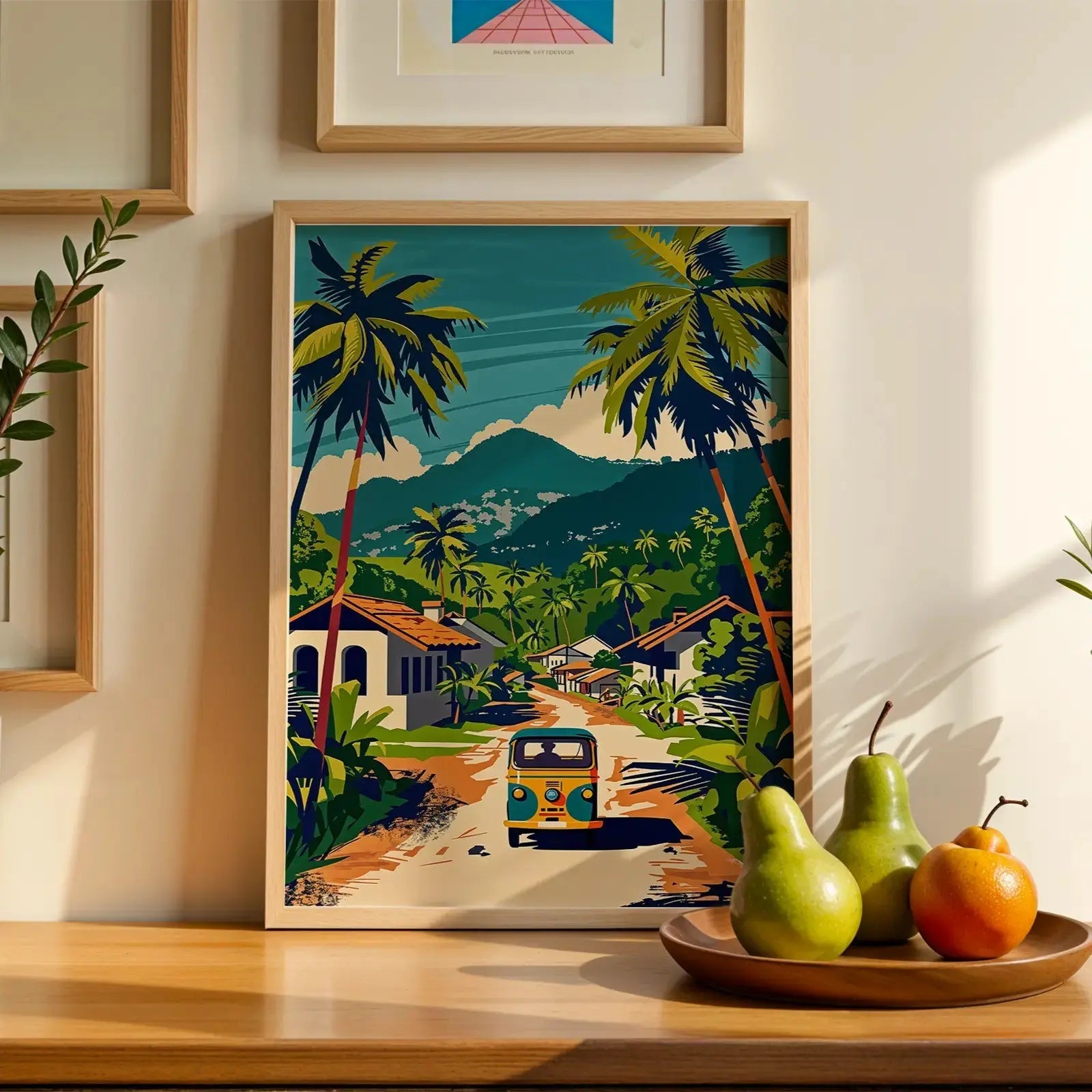 Tableau Décoration Murale - Route Tropicale