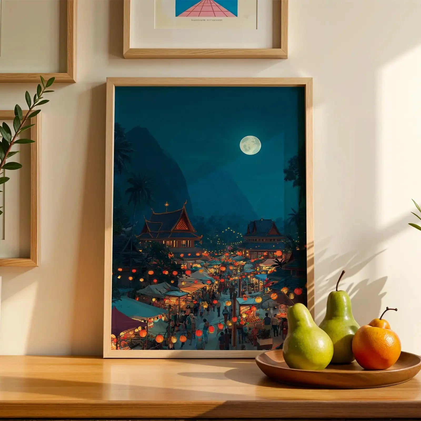 Tableau Nuit de Marché Vietnam